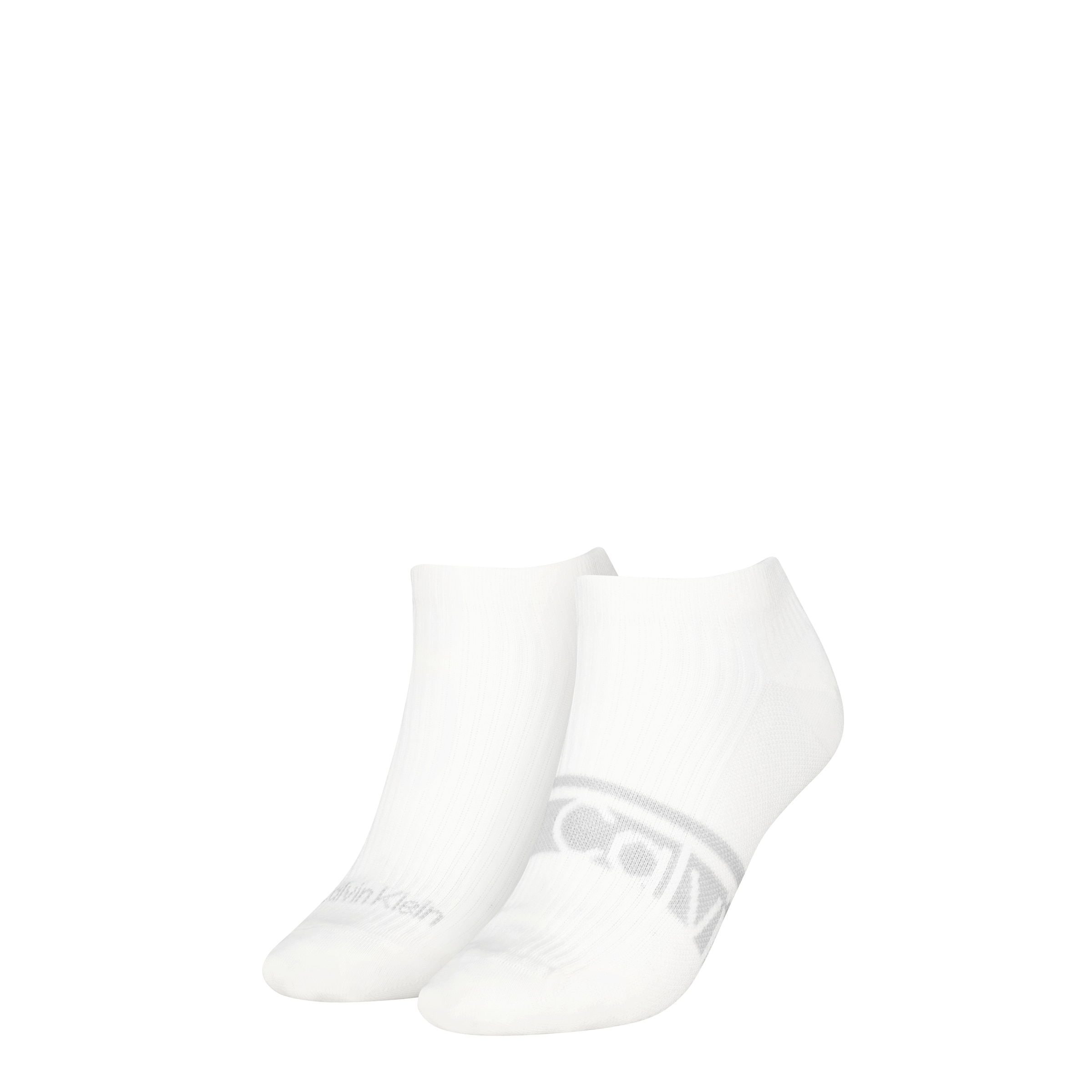 Calvin Klein Sneakersocken »CK WOMEN SNEAKER LOGO STRIPE« 2 Paar,  mit Logoschriftzug, Cotton-Mix