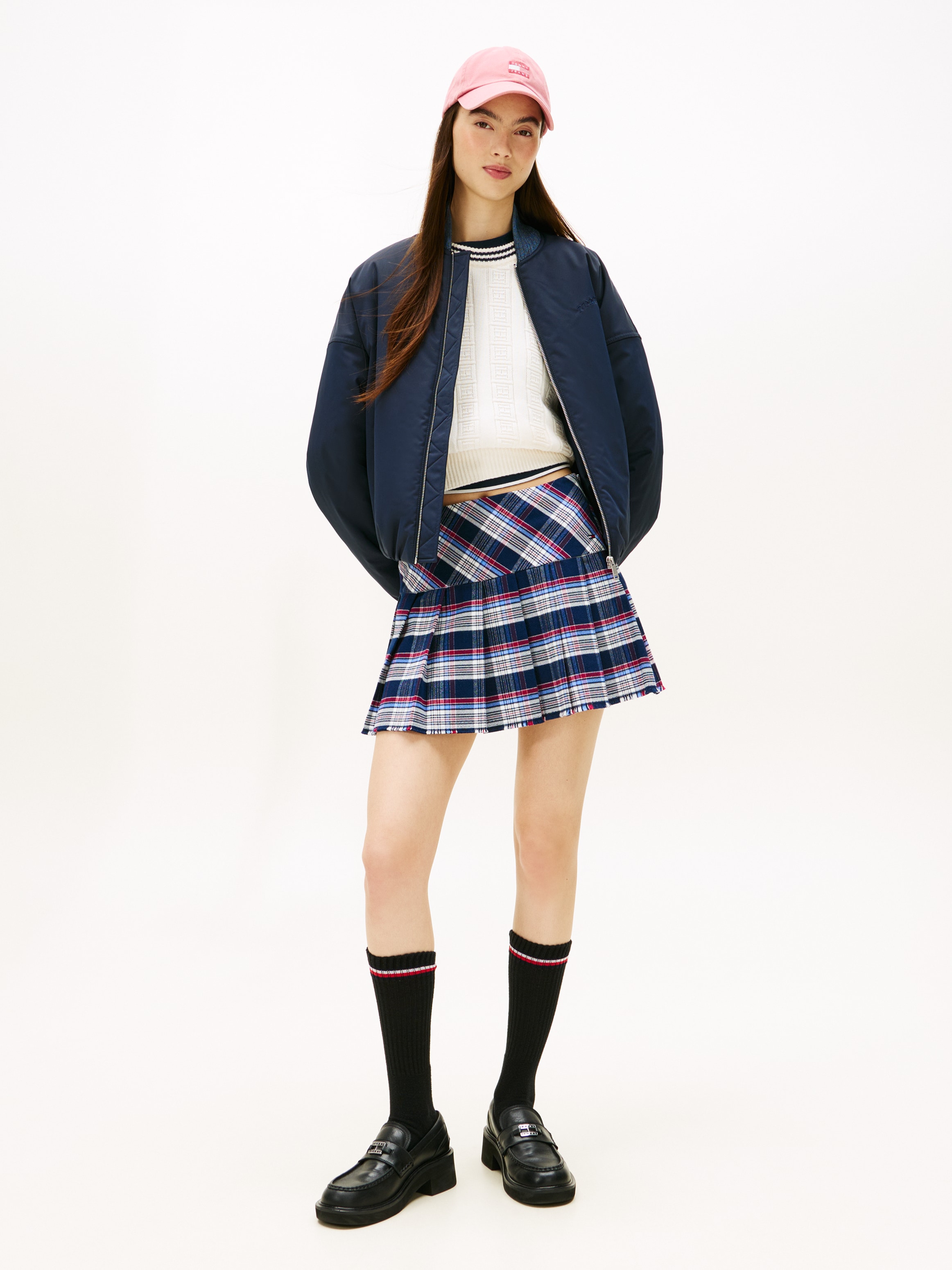 Tommy Jeans Karorock »TJW STRUCTURED PLEAT MINI SKIRT«