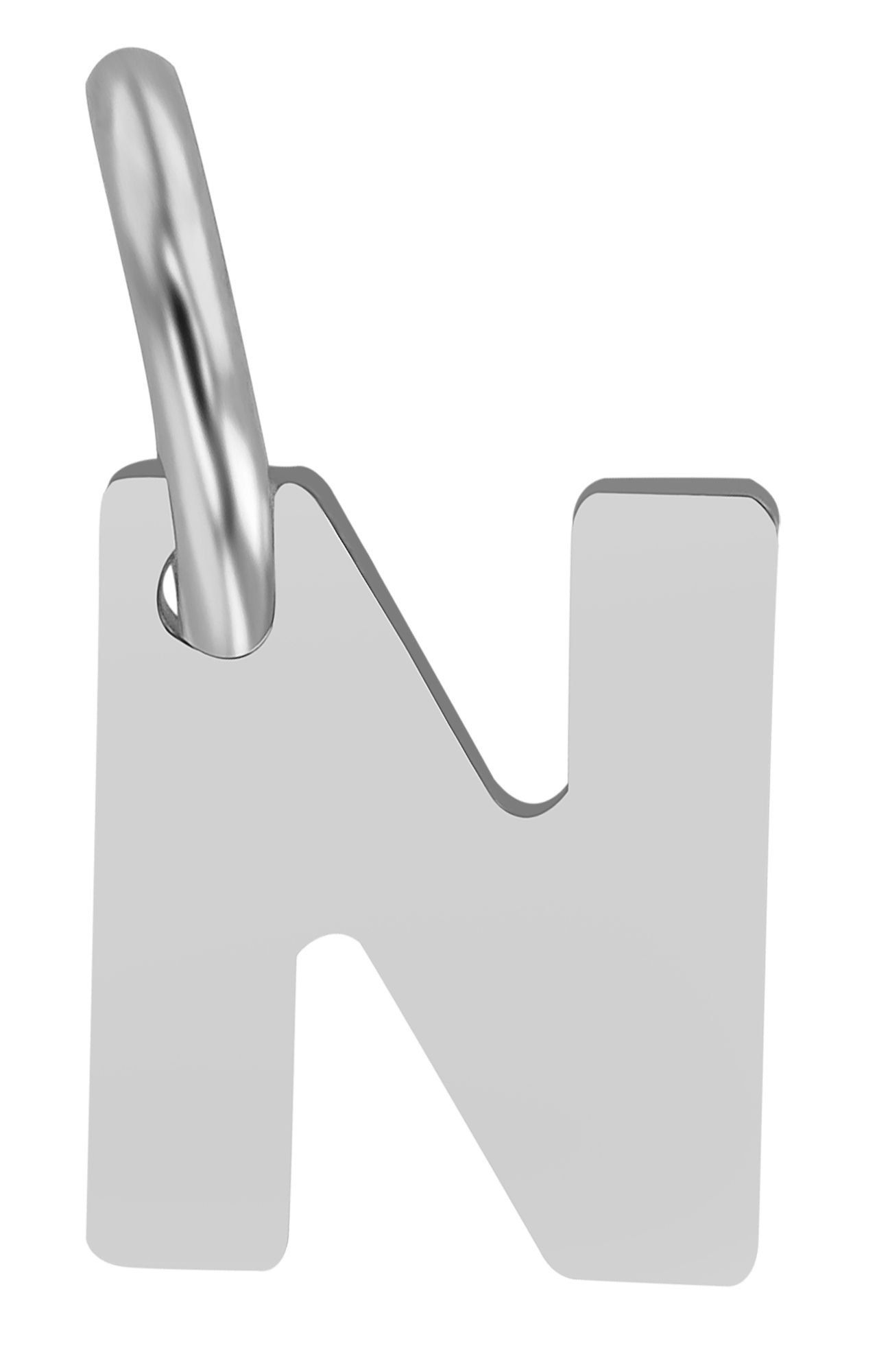 Adelia´s Buchstabenanhänger »Unisex Anhänger ¿ Buchstabe N Buchstabenanhänger aus 925 Silber«