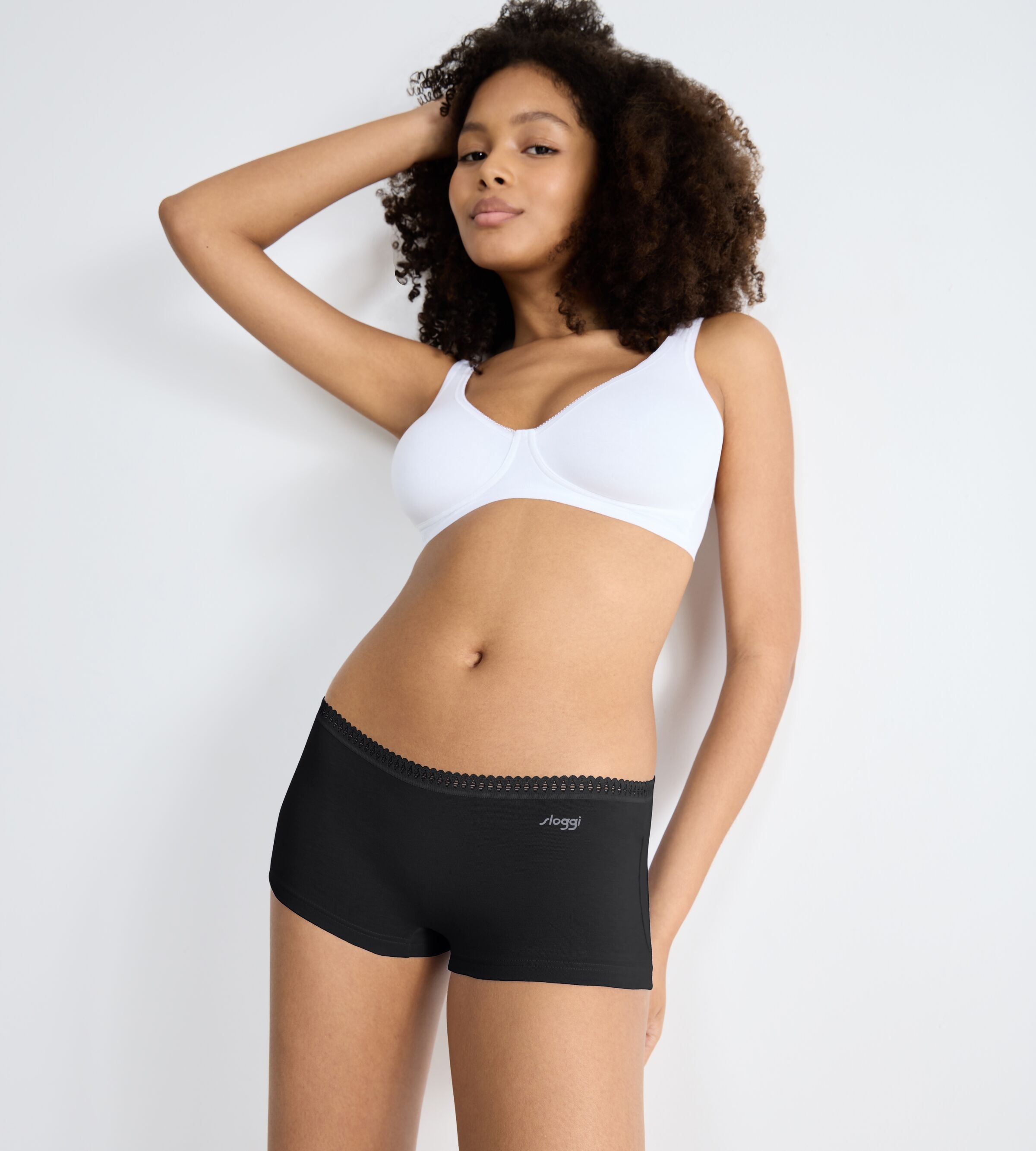 sloggi Panty »GO Crush Short C3P« 3er Pack,  mit Spitzendetails