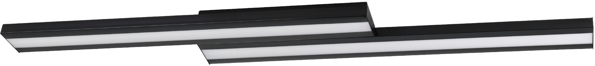 EGLO Deckenleuchte »SALITERAS-Z« in schwarz aus Stahl / inkl. LED fest integriert - 2 x 10,2 Watt