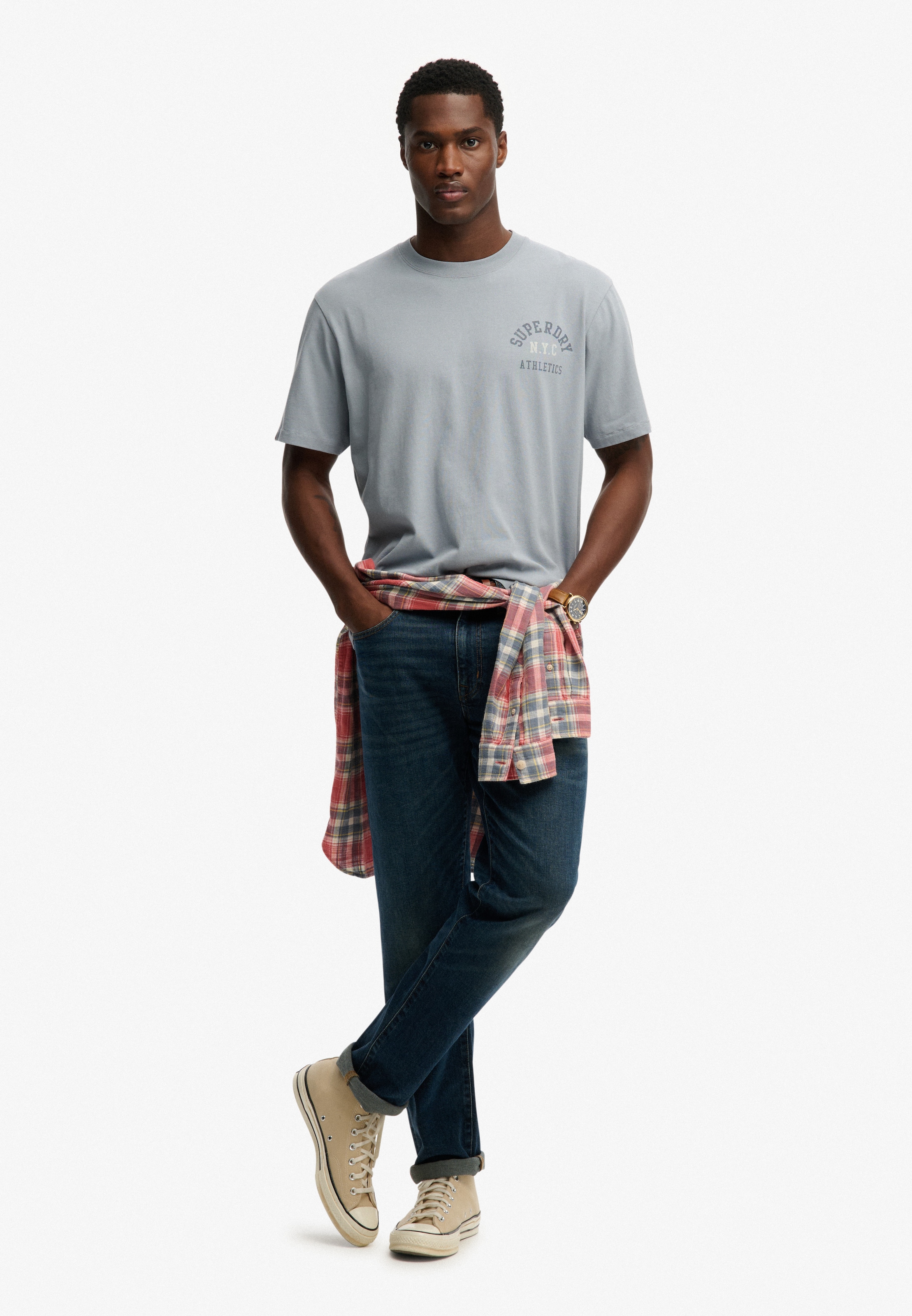 Superdry Rundhalsshirt »ATH ESS TEE«