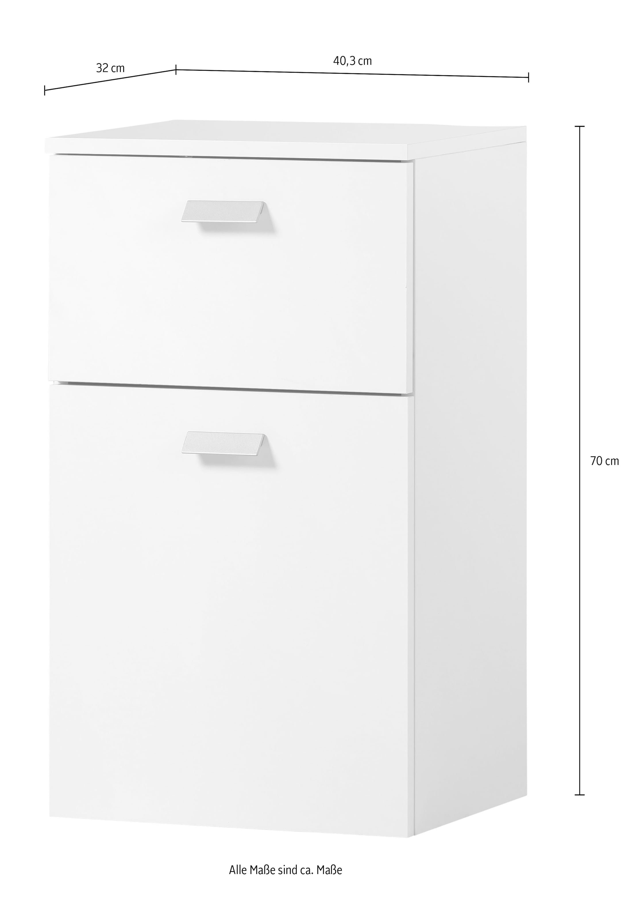 Schildmeyer Unterschrank, in zwei Breiten verfügbar, mit viel Stauraum, hochwertige Ausstattung, Made in Germany