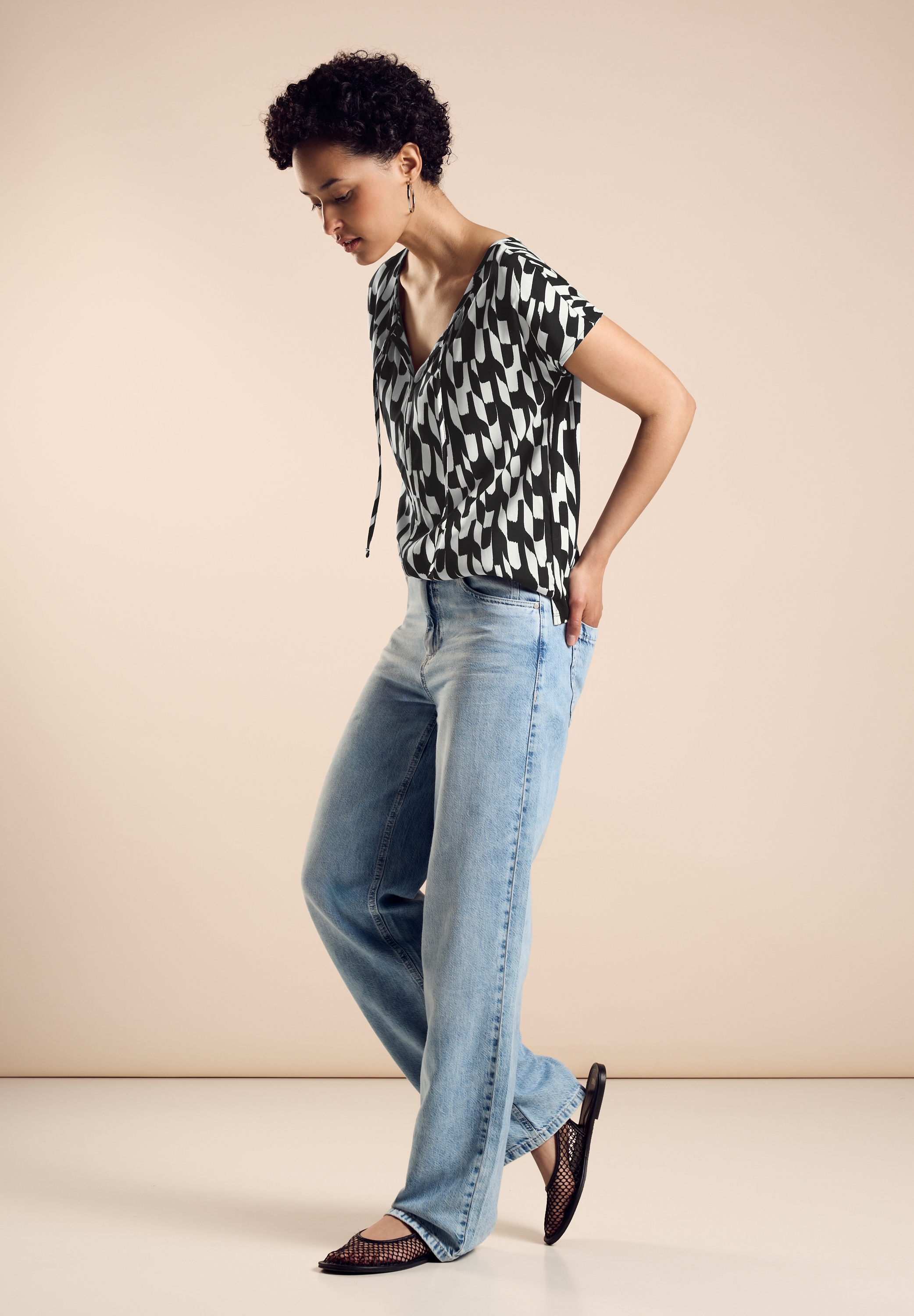 STREET ONE Shirttop, mit Allover-Print