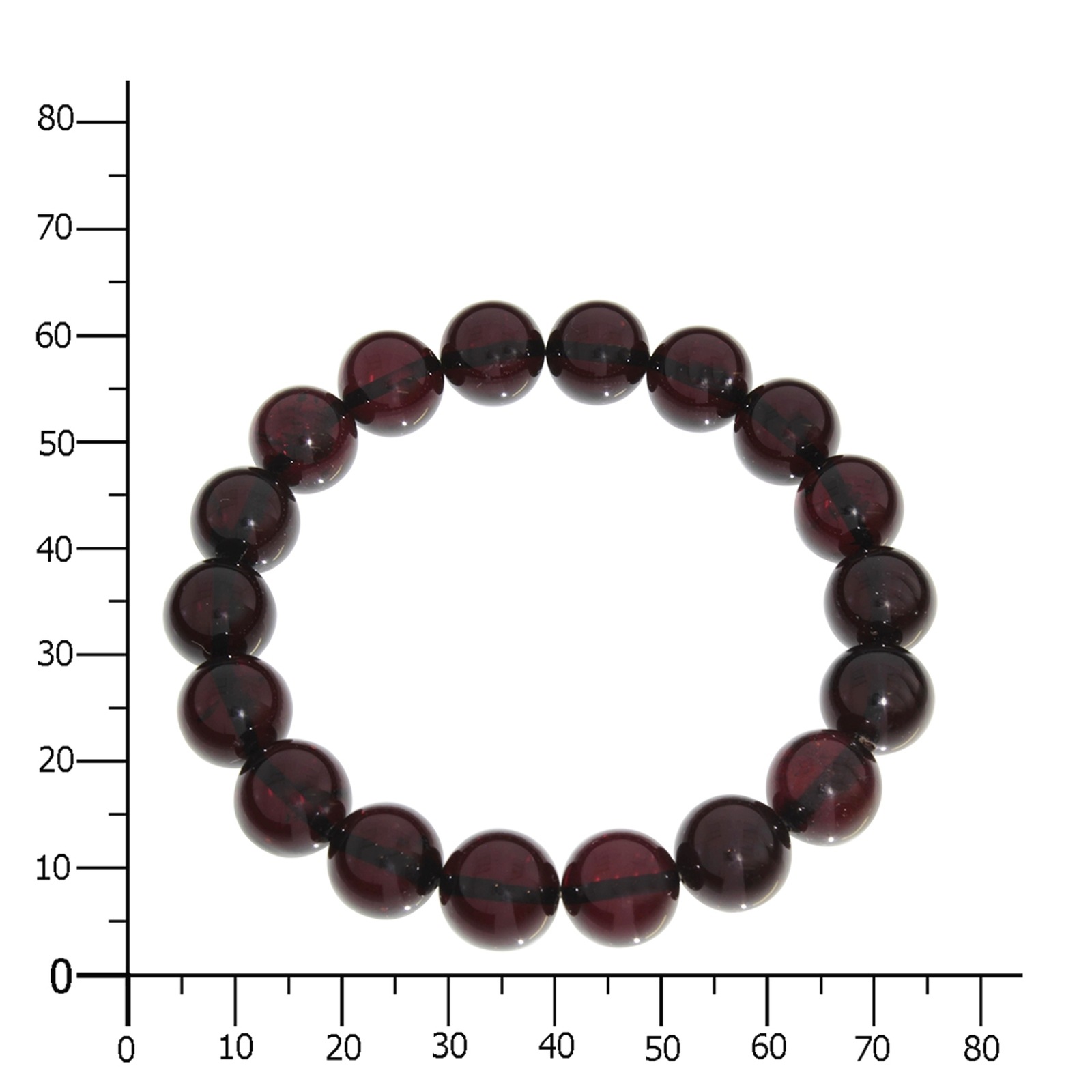 OSTSEE-SCHMUCK Armband »- Kugel 11 mm - Bernstein -,«
