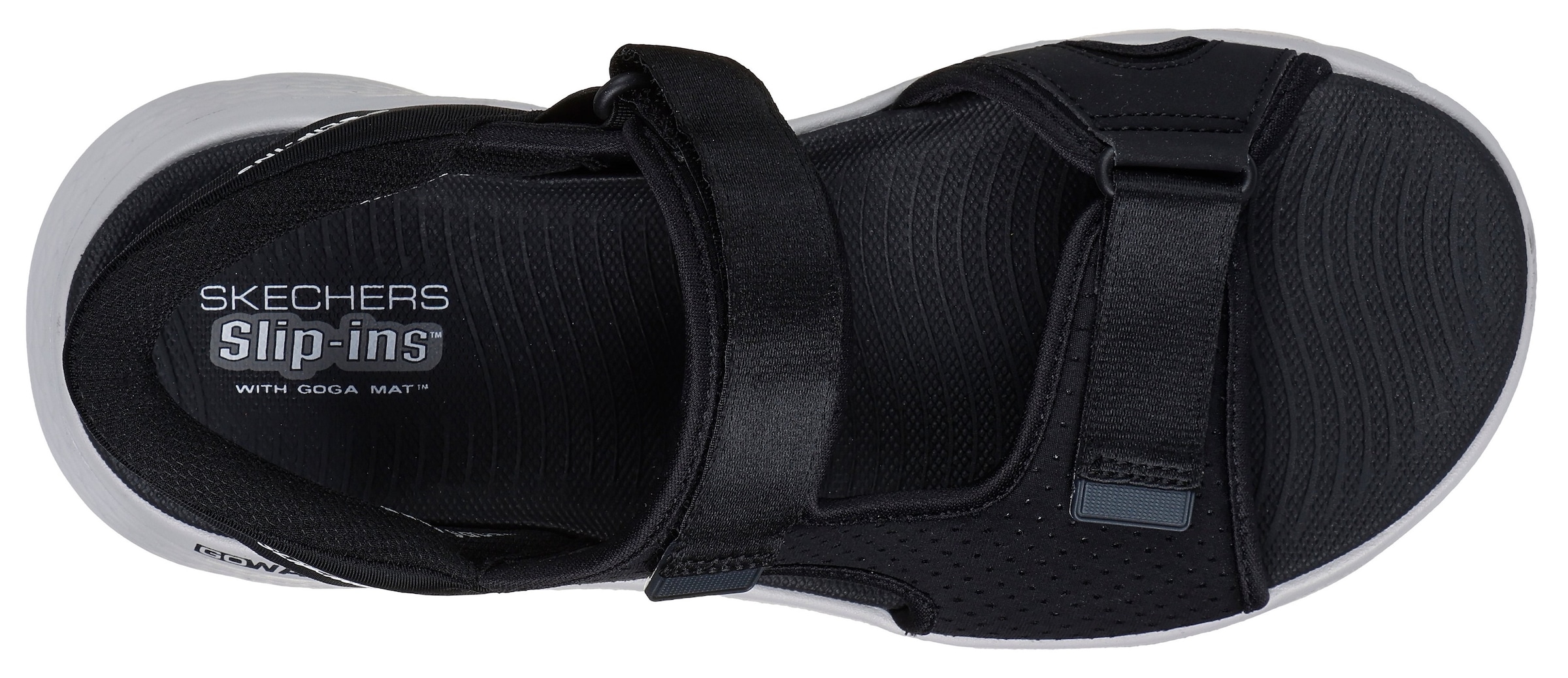 Skechers Sandale »GO WALK FLEX SANDAL-EASY ENTRY«, Slipper, Freizeitschuh mit Slip-ins Funktion