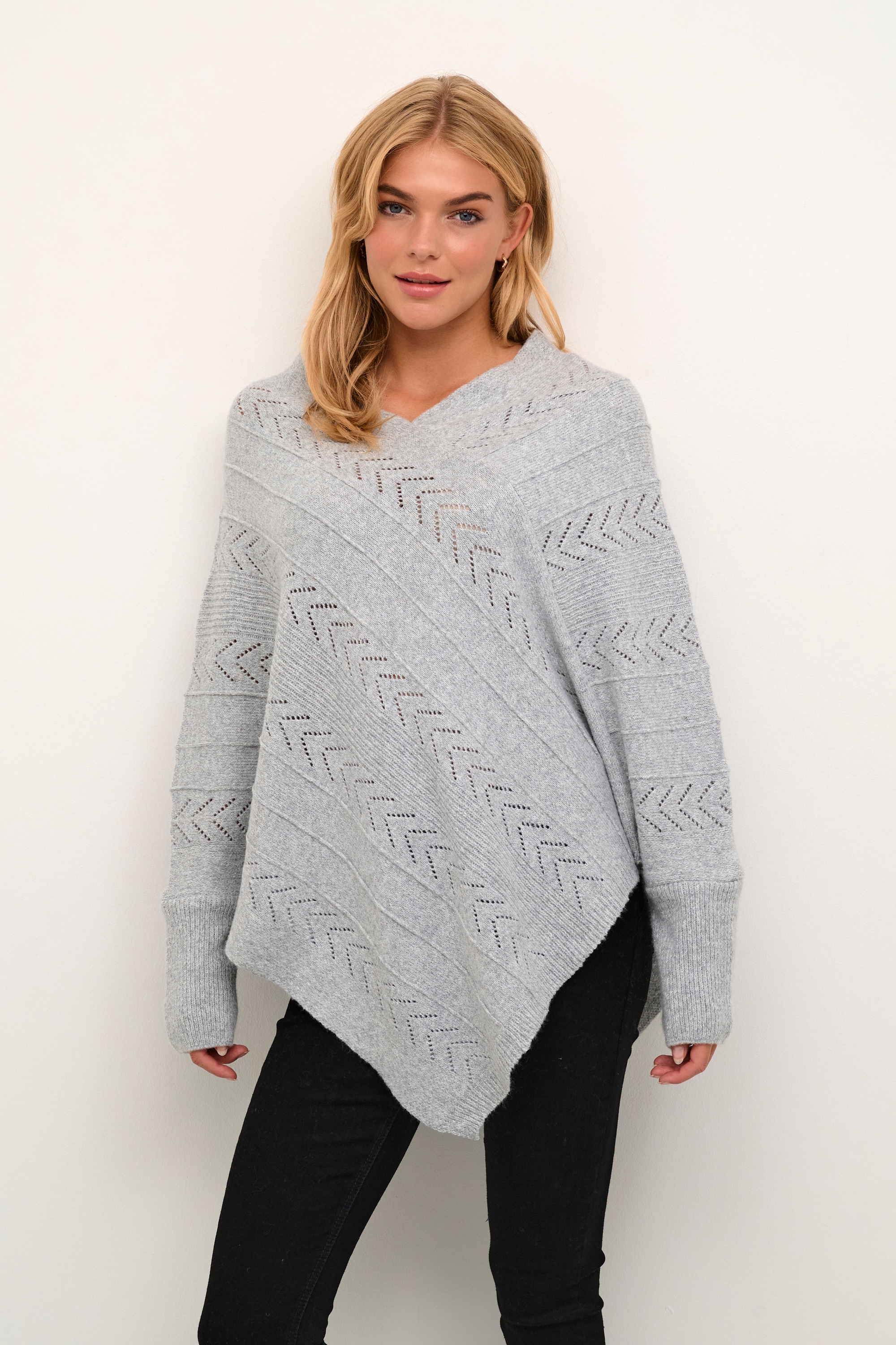 Cream Strickponcho »Poncho CRHoliday«