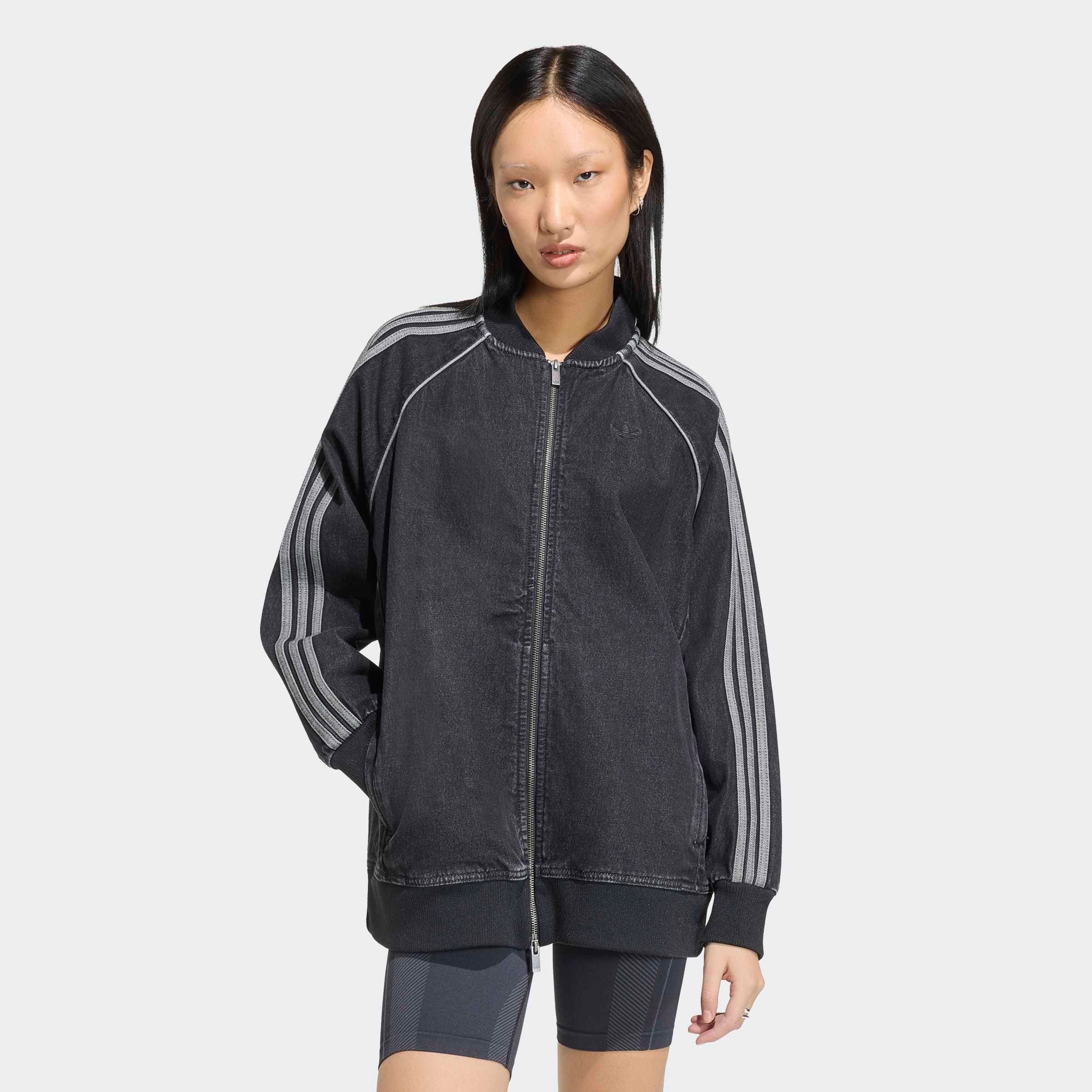 adidas Originals Outdoorjacke »SST OS TT D« für Erwachsene, mit Reißverschluss, aus Baumwolle