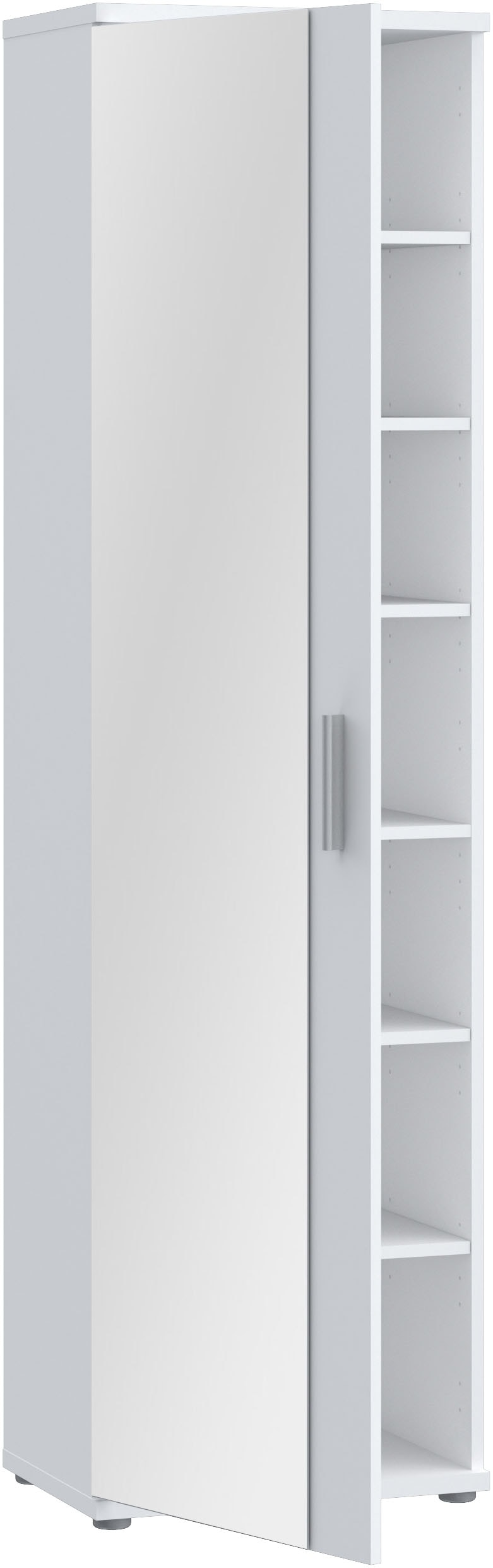 FORTE Schuhschrank »Mehrzweckschrank, Stauraum, viele Einlegeböden« B/H/T 50,2/179,1/34,8, Spiegel