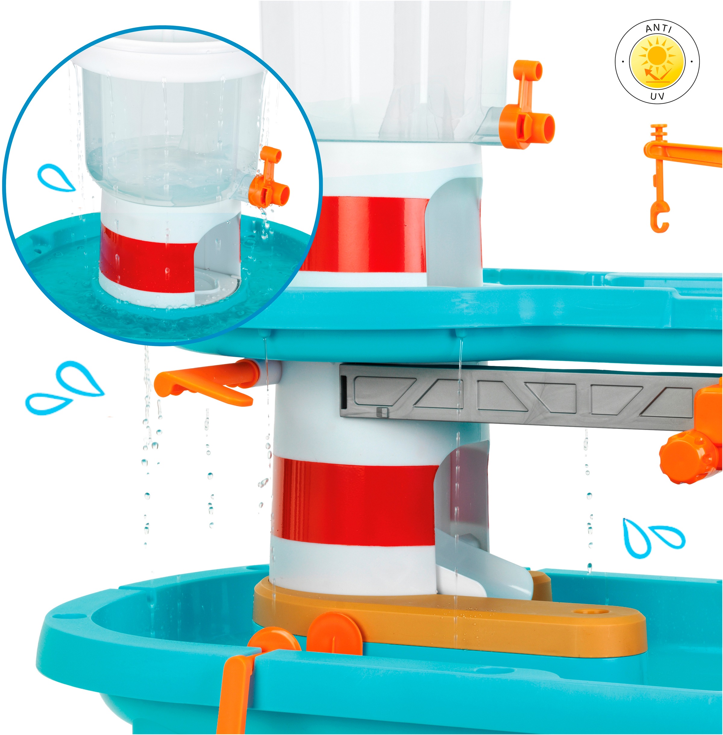 Klein Wasserspieltisch »Aqua Action Wasserspieltisch XXL, Lighthouse Splash«