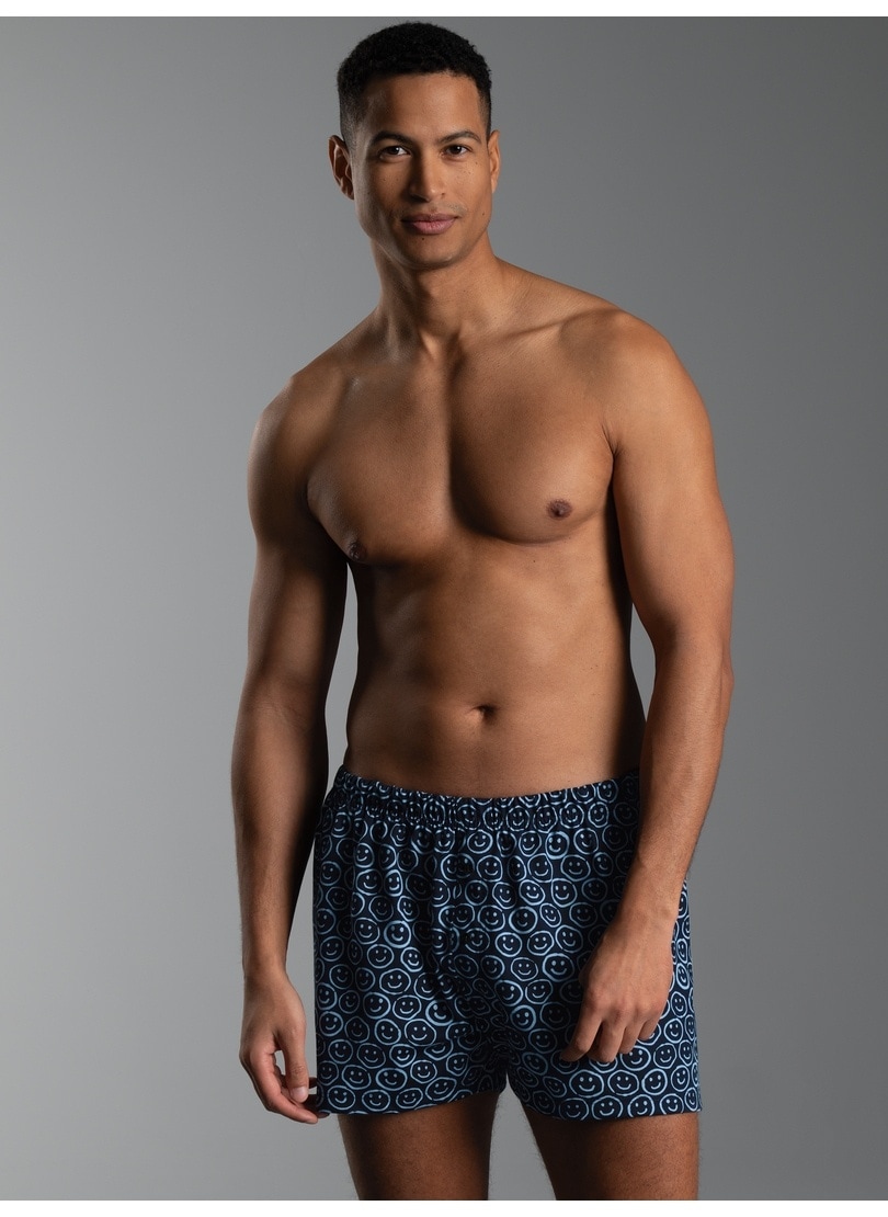 Trigema Boxershorts »TRIGEMA Boxer-Shorts mit freundlichem Smiley-Muster« 1 Stk.