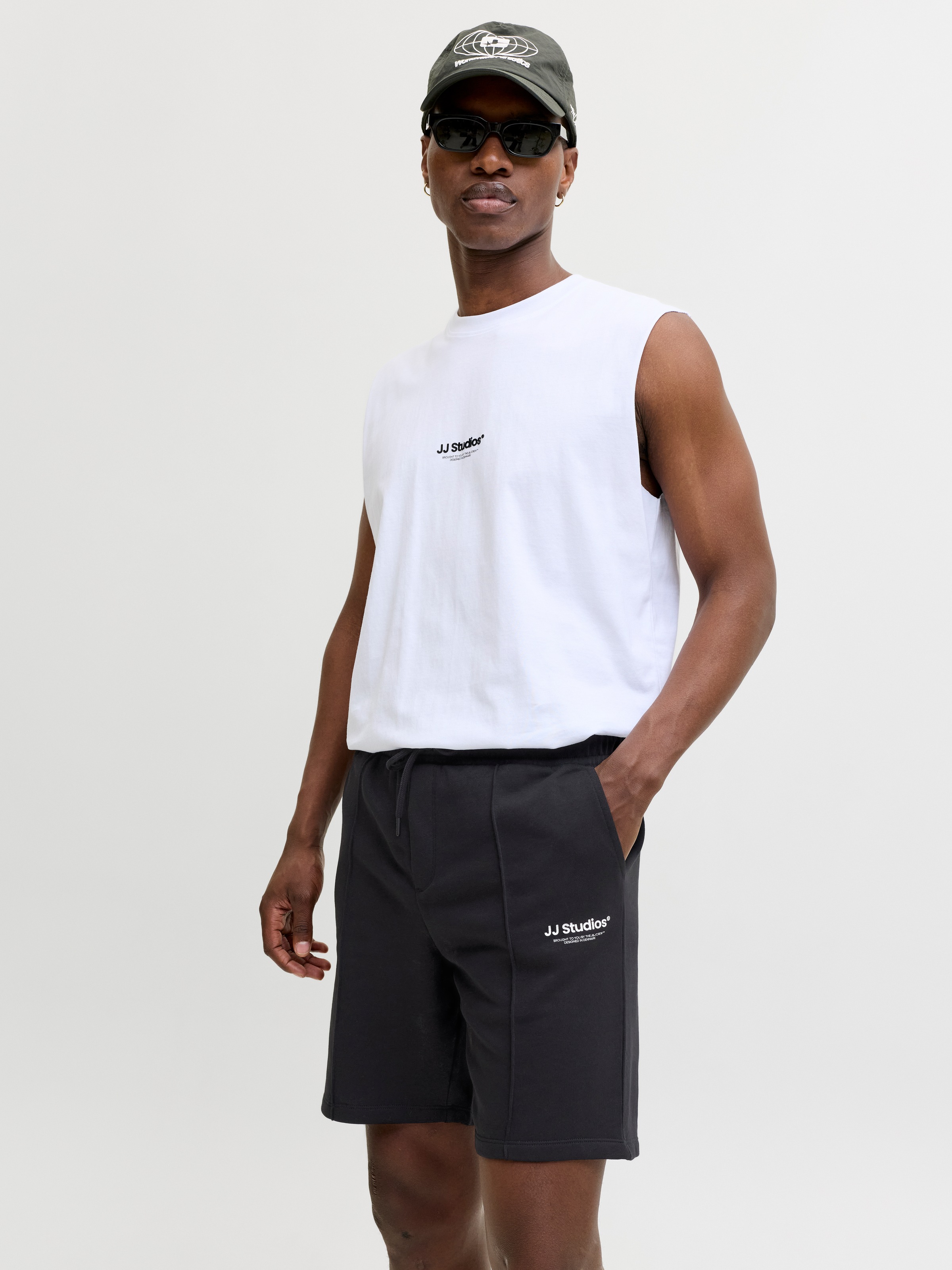 Jack & Jones Sweatshorts »JPSTKANE SOHO SWEAT SHORTS MID SN«  Baumwollmischung, loose fit