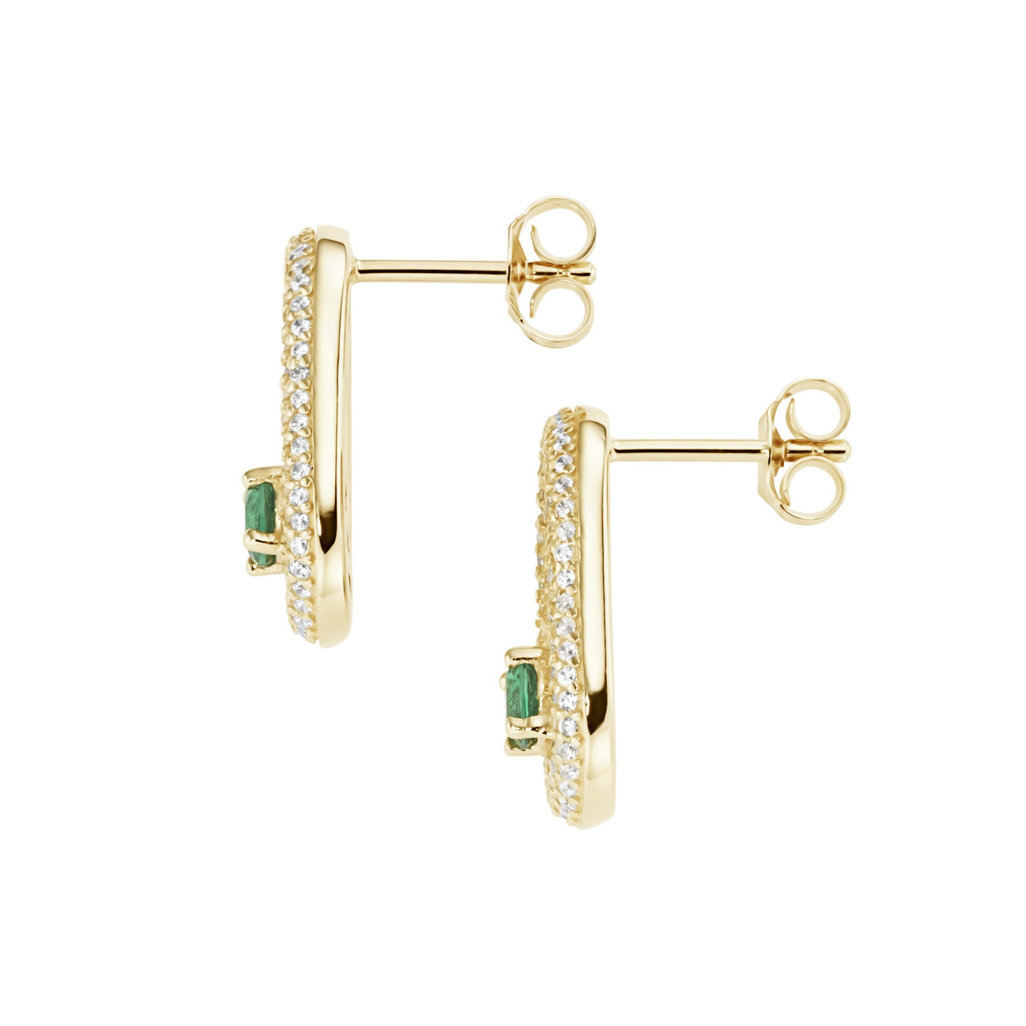 GIORGIO MARTELLO MILANO Paar Ohrstecker »Ohrstecker mit Zirkonia und Kristallsteinen, Silber 925«