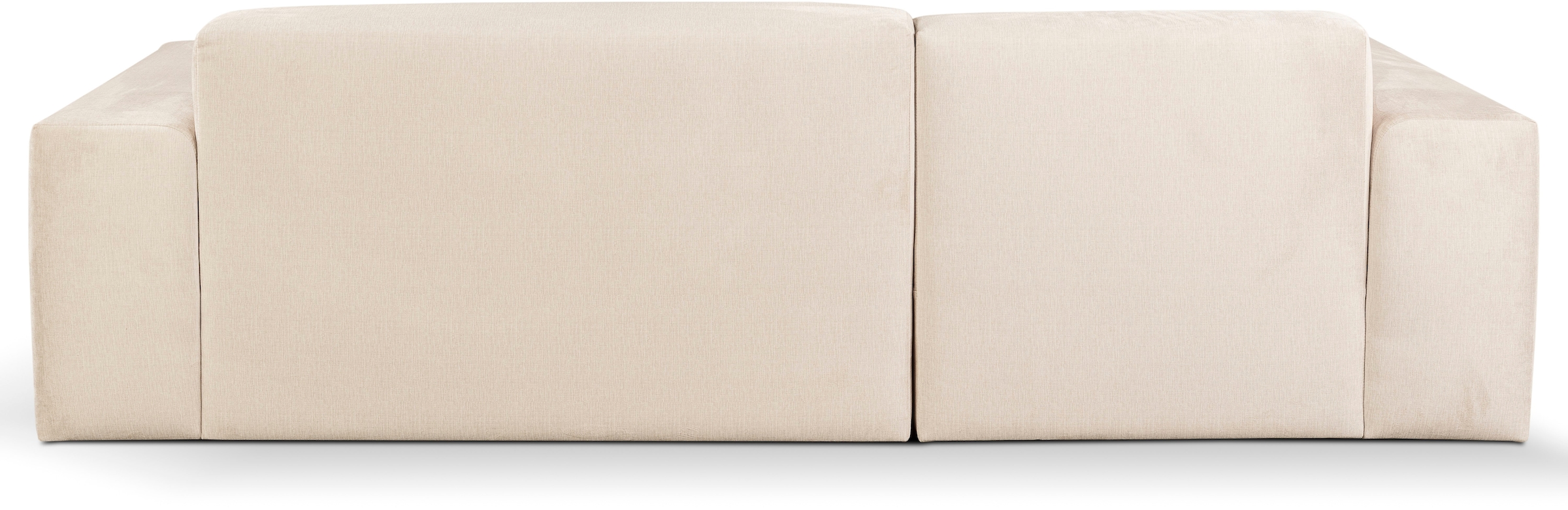 WERK2 Ecksofa »Zeus-L modern und zeitlos, Breite 253cm, bequemes Sofa«, Curvy Trend Ecksofa mit urbaner Optik
