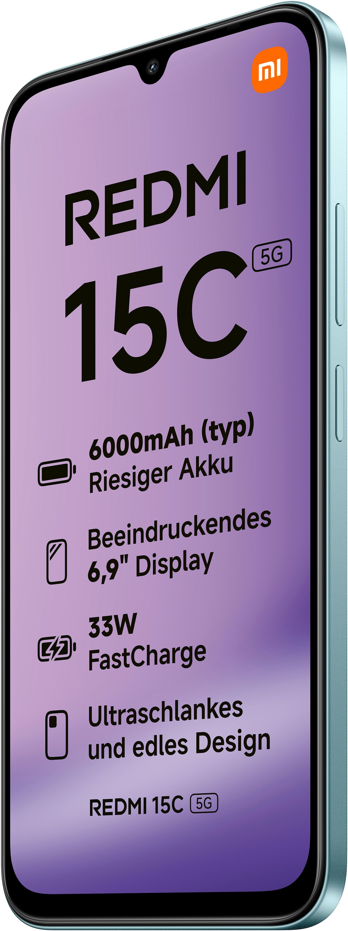 Xiaomi Smartphone »Redmi 15C 5G 4+128GB«, Mint Green