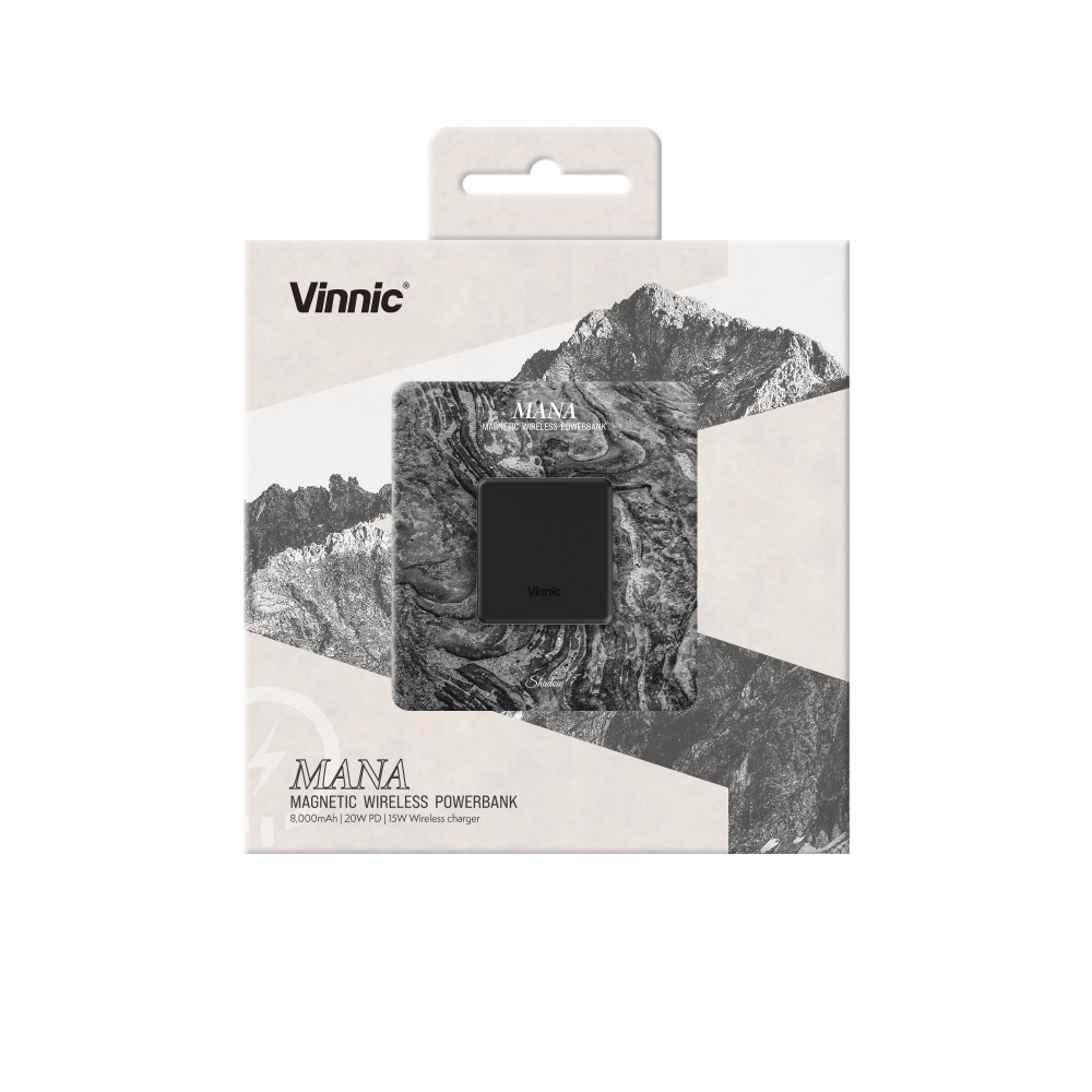 Vinnic Powerbank »MANA Magnetic Wireless Powerbank 8.000mAh« Vinnic MANA Magnetic Wireless Powerbank 8.000mAh,blue
