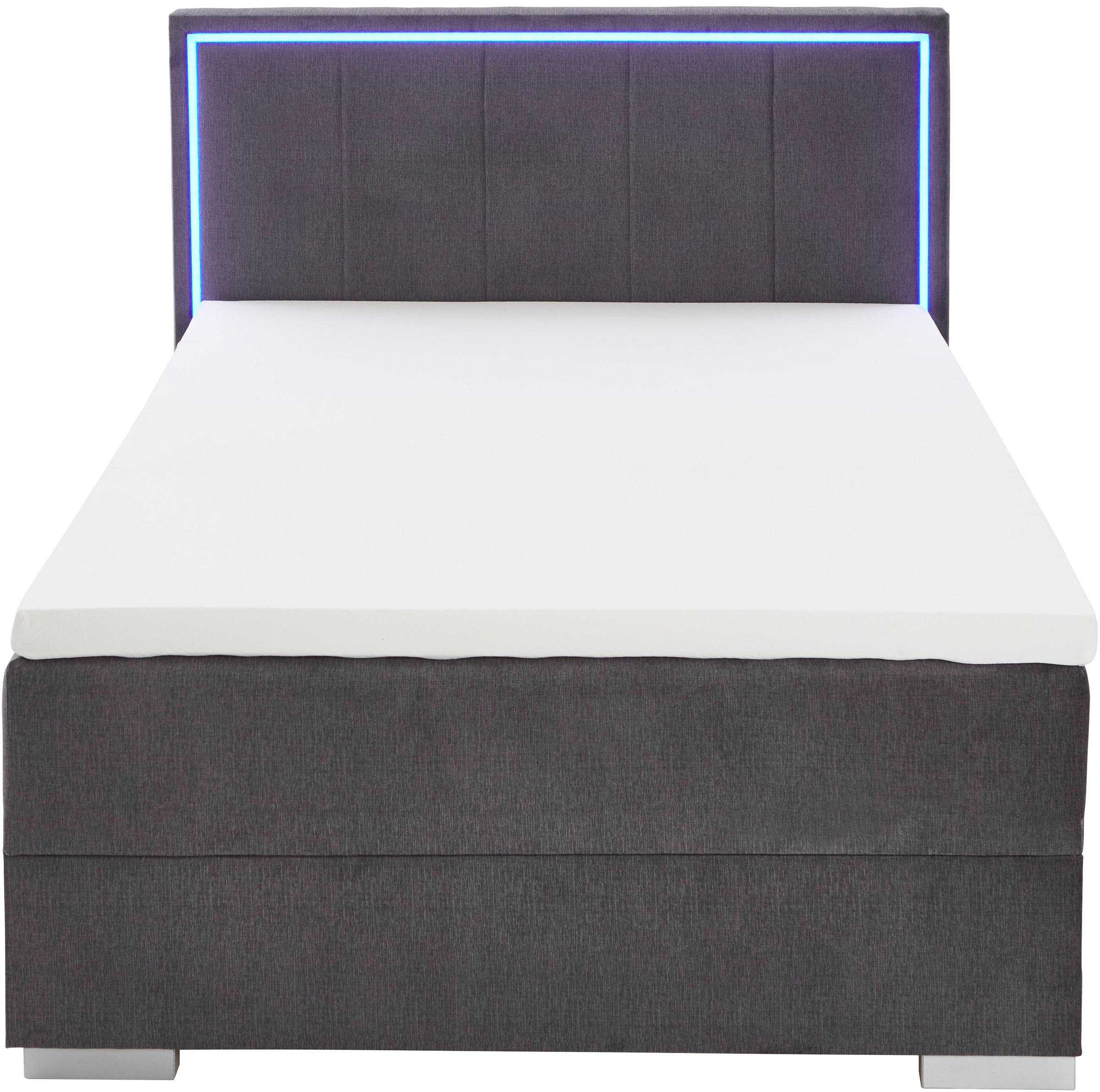 meise.möbel Boxbett »Colorado«, inkl. LED-Beleuchtung im Kopfteil, Bettkasten und Topper