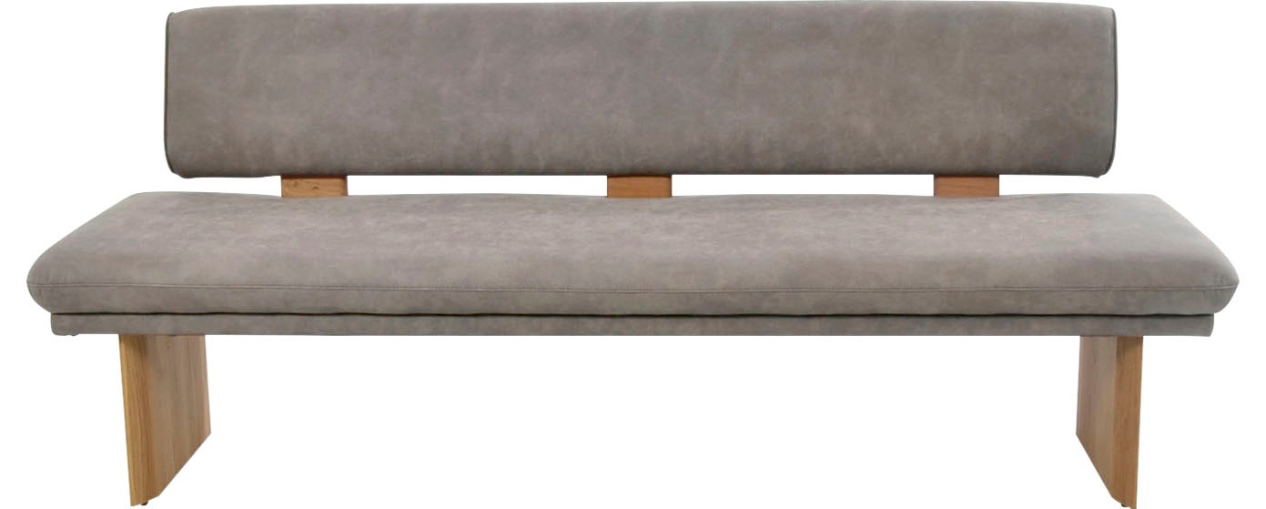 K+W Komfort & Wohnen Polsterbank »Longbeach«, (1 St.), Spitzkissenoptik im Sitz, wahlweise in der Breite 204cm oder 224cm