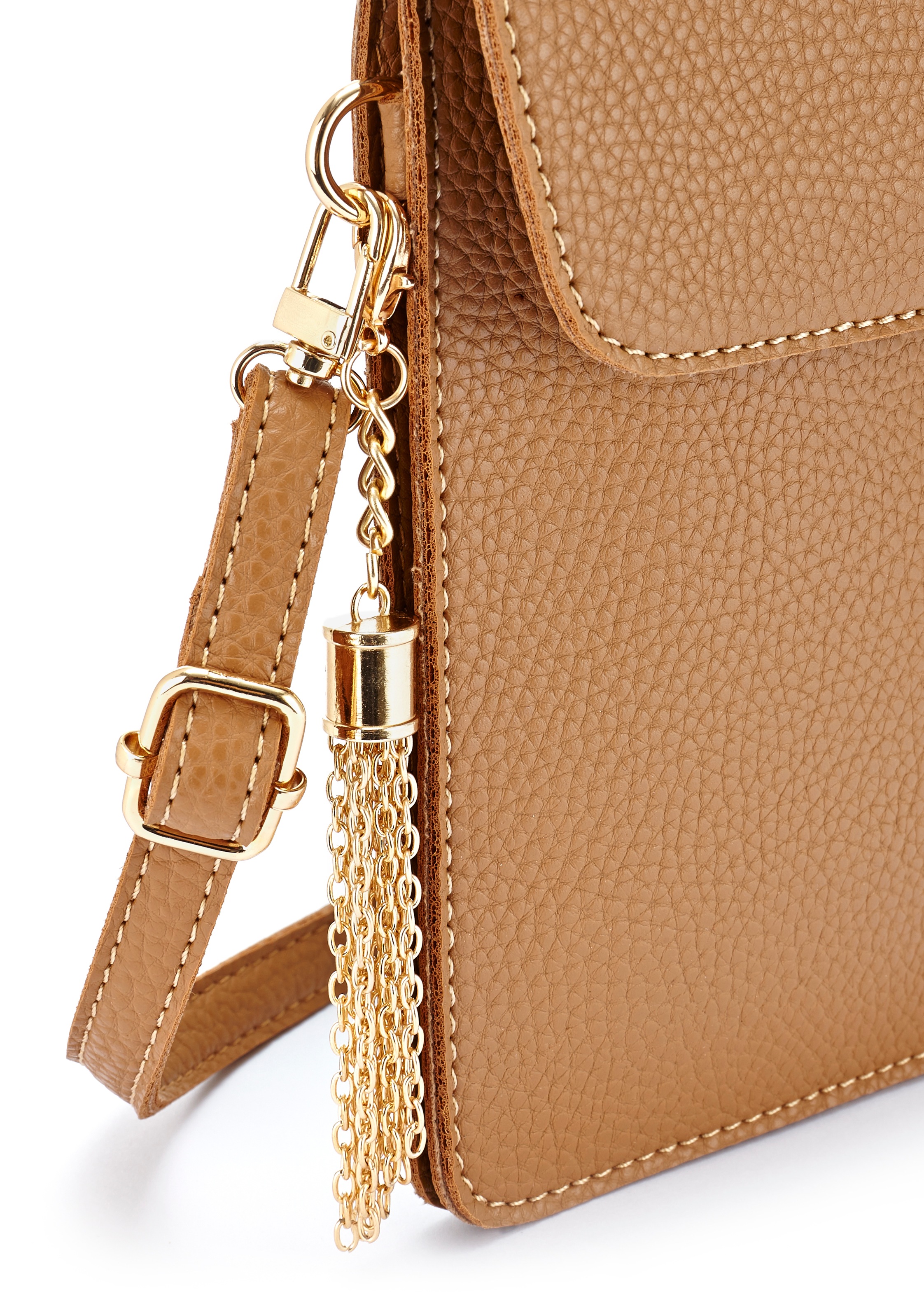 LASCANA Umhängetasche »Handytasche« mit Sichtfenster, Minibag, Crossbody Bag, VEGAN