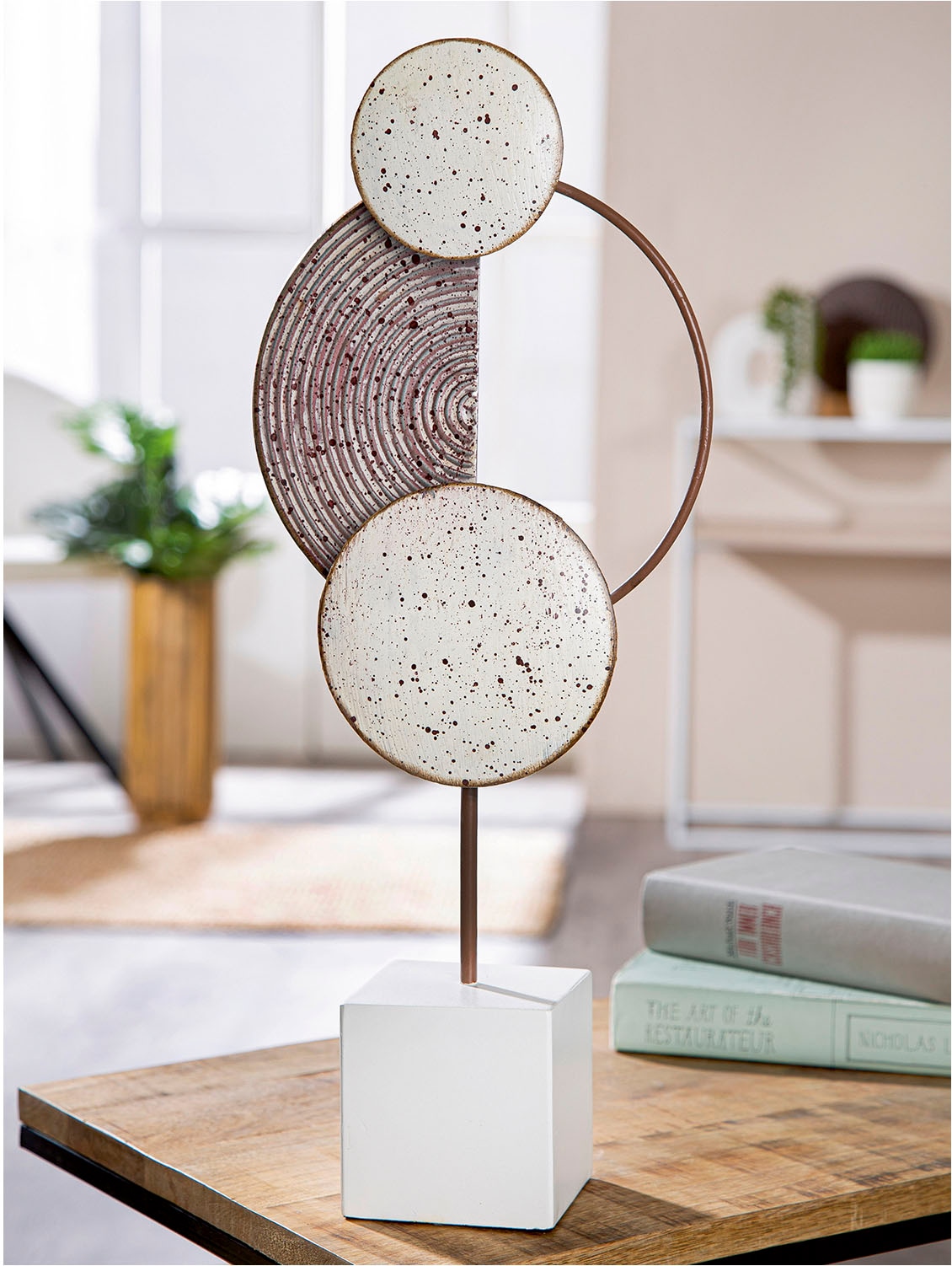 Casablanca by Gilde Dekoobjekt »Standrelief Ermelo weiß H. 49,5 cm«
