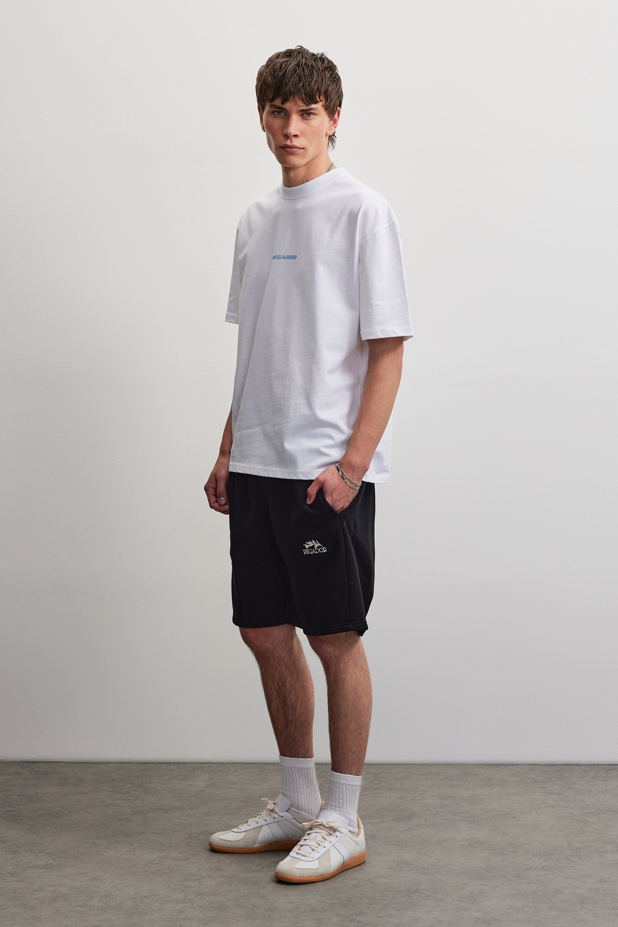 PEGADOR Rundhalsshirt »COLNE LOGO OVERSIZED TEE« Baumwolle, oversize