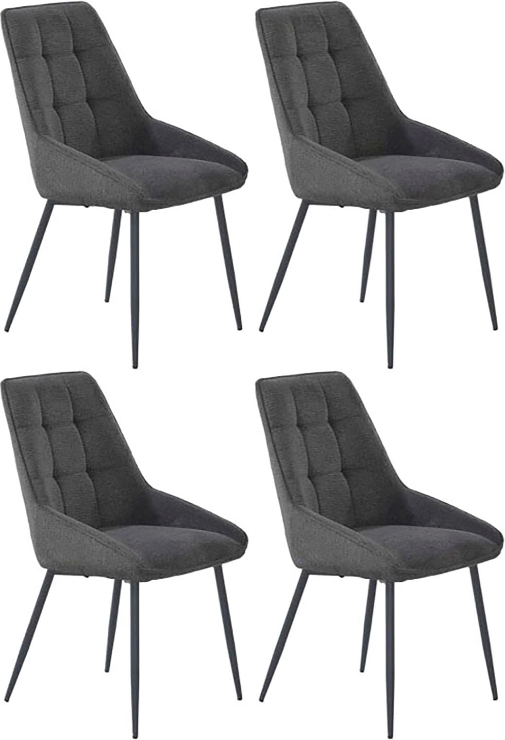 Jockenhöfer Gruppe Essgruppe »ROGER, Sitzgruppe, Esstisch 160 cm, 4 Stühle« Set, Esstisch 160 cm plus 4 Esszimmerstühle, 5 Stk. tlg. Tischplatte Wildeiche, U-Gestell, Stühle mit Webstoff