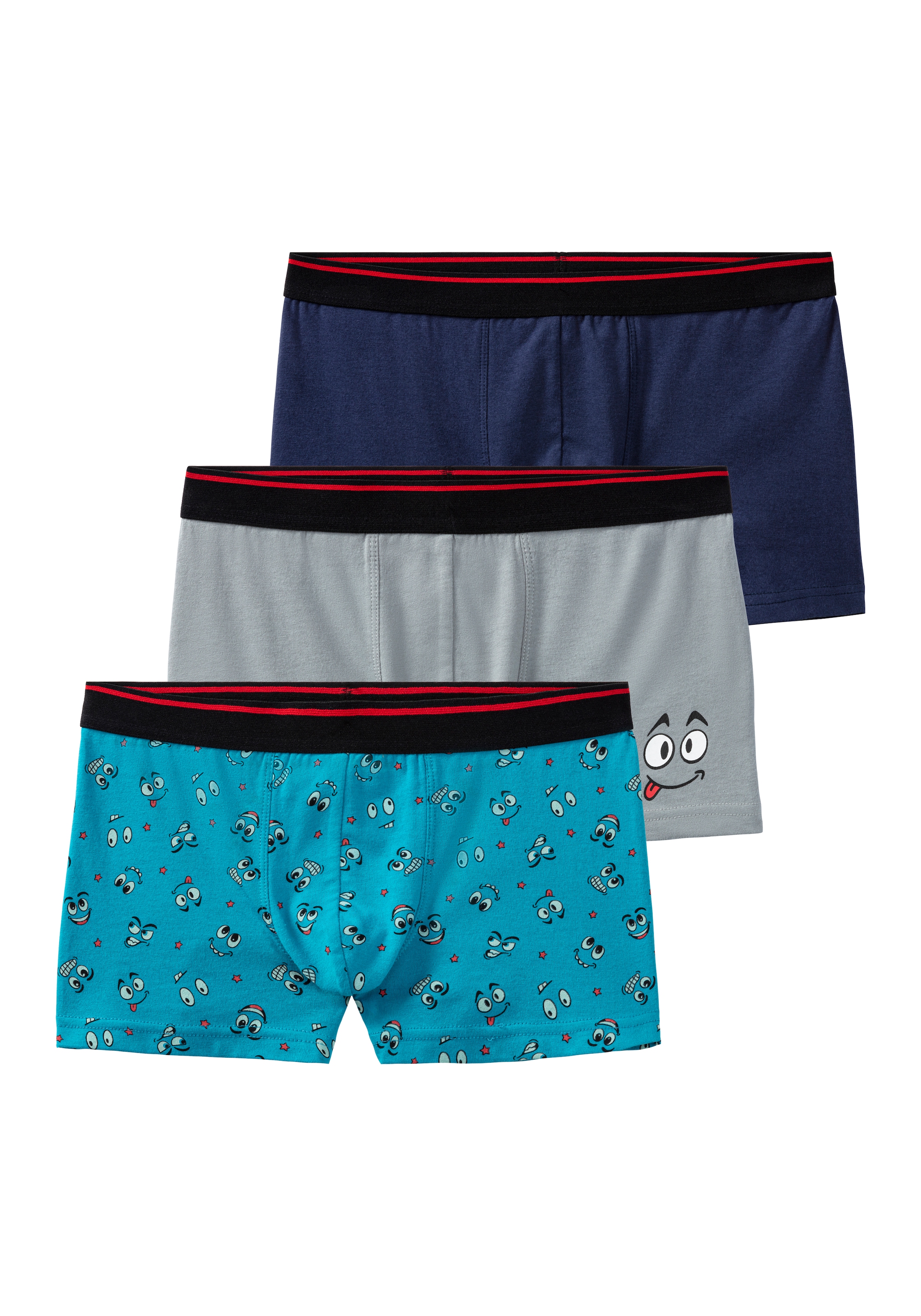 AUTHENTIC LE JOGGER Boxer »Boxershorts für Jungen«, (Packung, 3 St.), mit witzigen Print