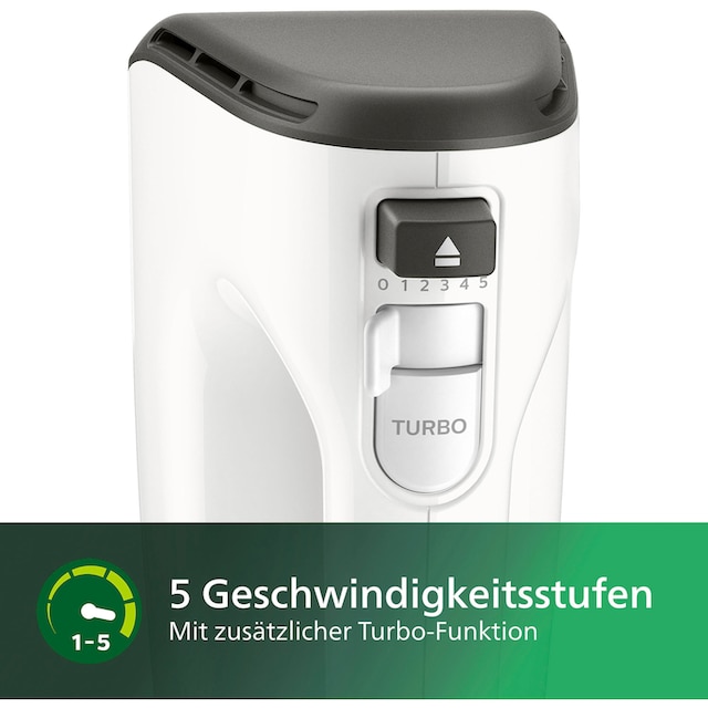 Philips Handmixer »HR3741/00«, 450 W, 5 Geschwindigkeiten plus Turbo online  bei OTTO