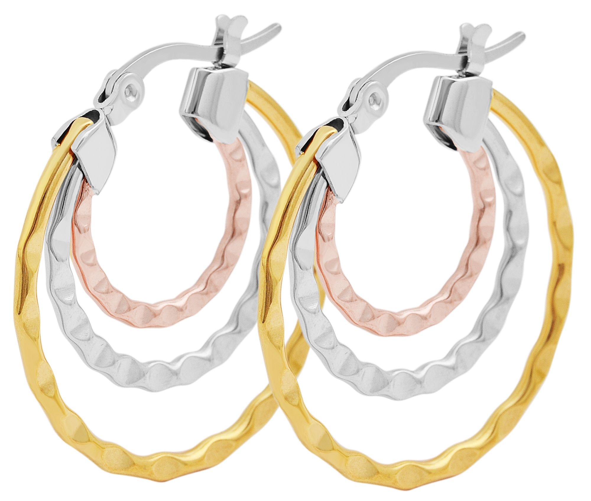 Adelia´s Paar Creolen »Damen Ohrringe ¿ Creole aus Edelstahl«