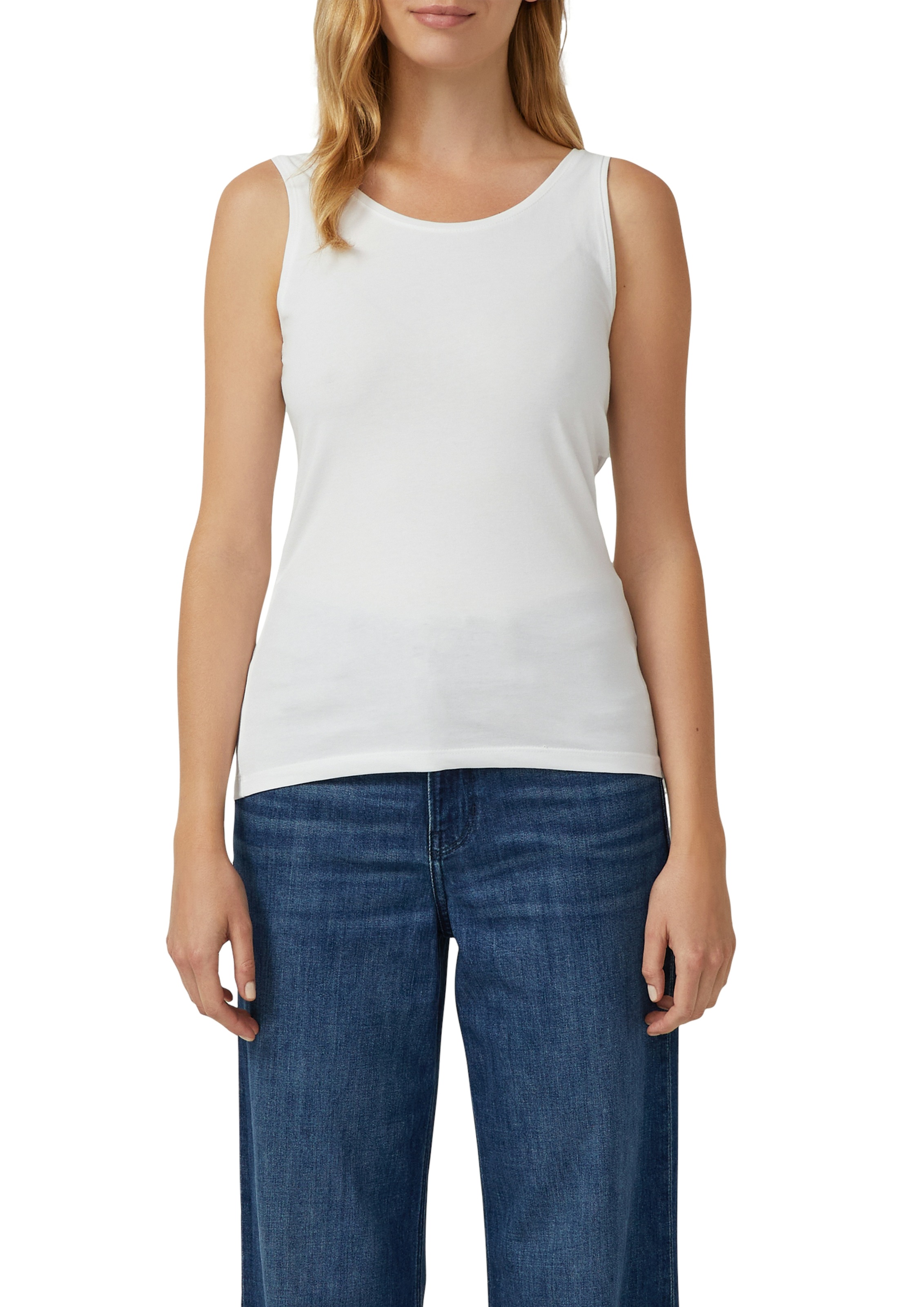 s.Oliver Tanktop 2 Stk. tlg. 2-er Pack, Sommertop, mit Stretch