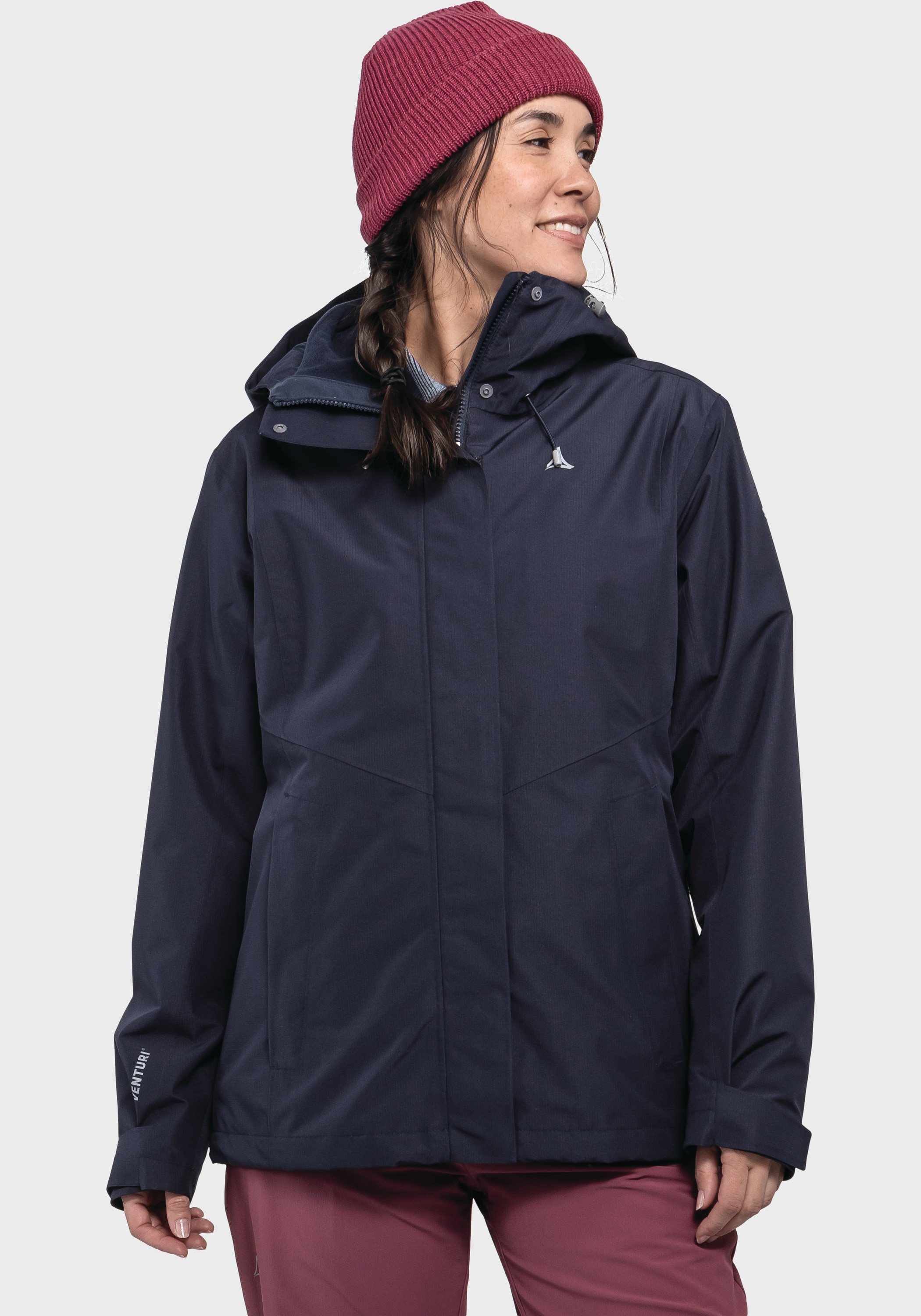 Schöffel Doppeljacke »Hiking 3in1 Jacket Style Okere WMS«, mit Kapuze