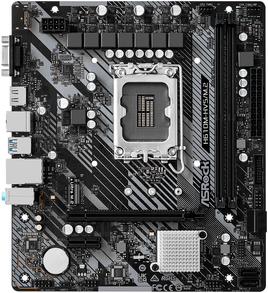 Asrock Mainboard »H610M-HVS/M.2 R2.0«
