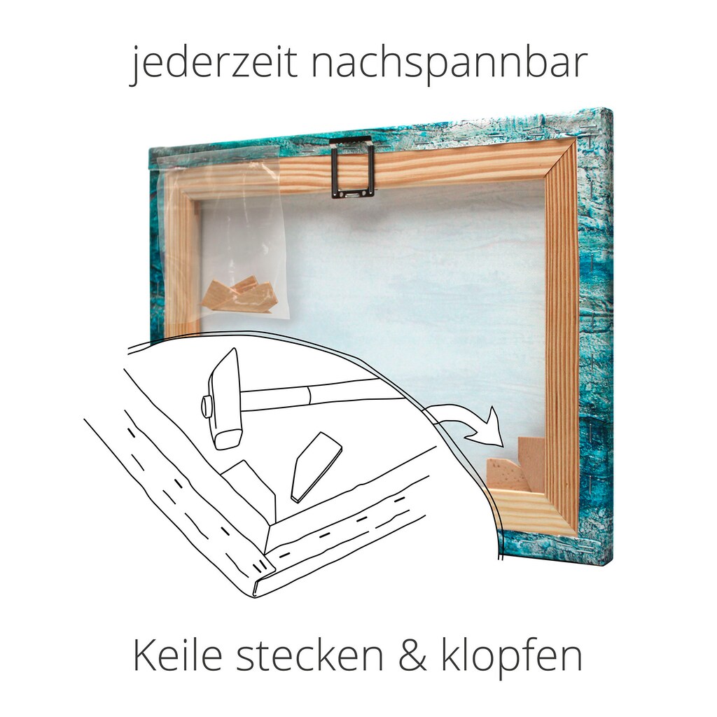 Artland Wandbild »Bambusbrunnen und Zen-Stein«, Zen, (1 St.)