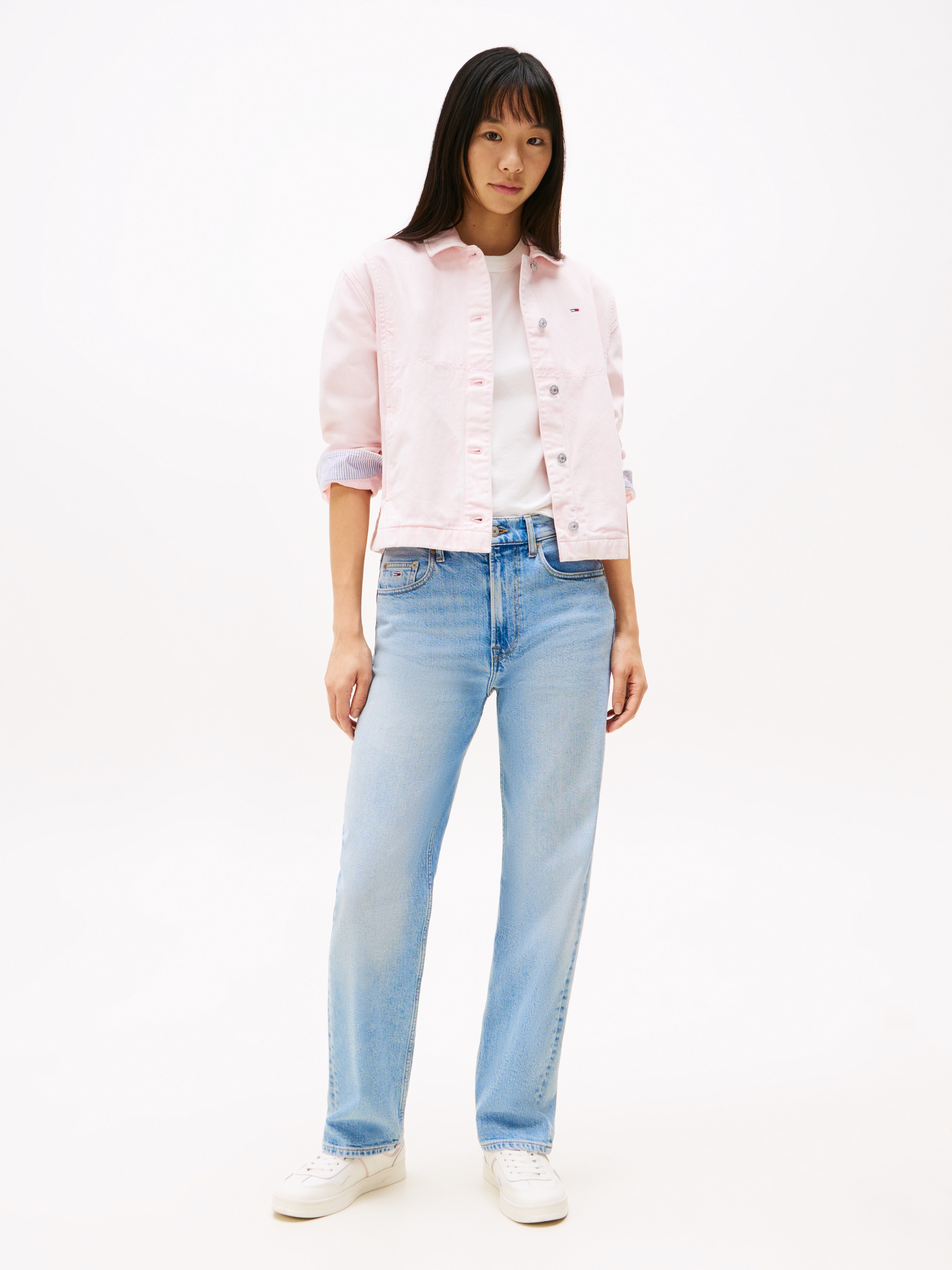 Tommy Jeans Straight-Jeans »LAYLA HR SLIM STR«, in Knöchellänge