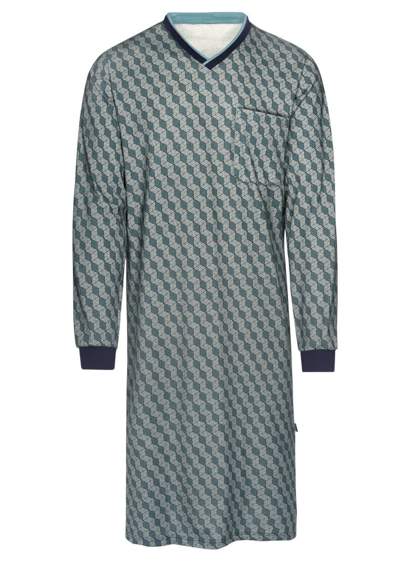 Trigema Pyjama »TRIGEMA Nachthemd mit Allover-Print«, (1 tlg.)
