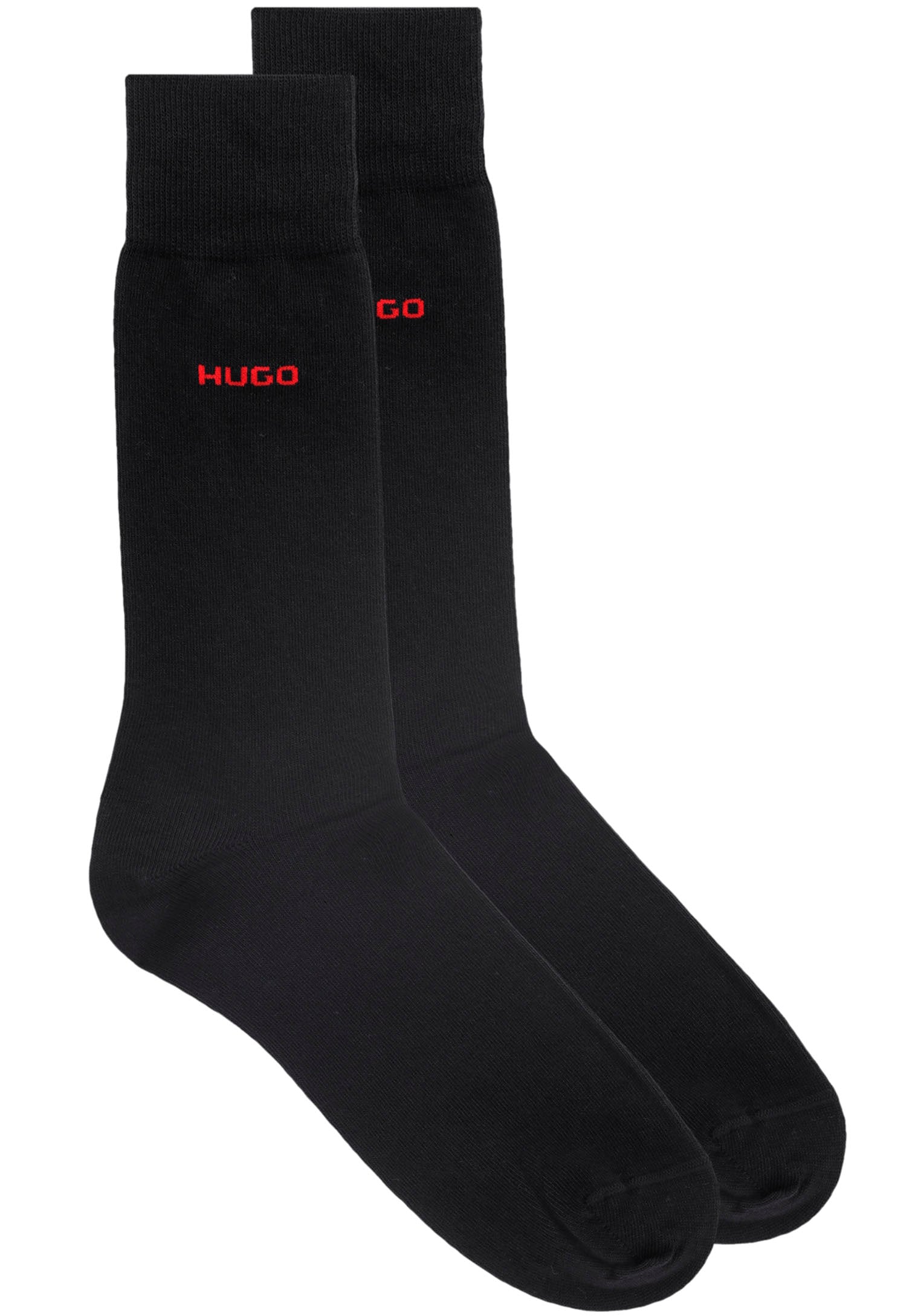 HUGO Underwear Businesssocken »2P RS UNI CC« Packung, 2er Pack, 2 Paar tlg. mit kontrastfarbenem HUGO Logo-Schriftzug