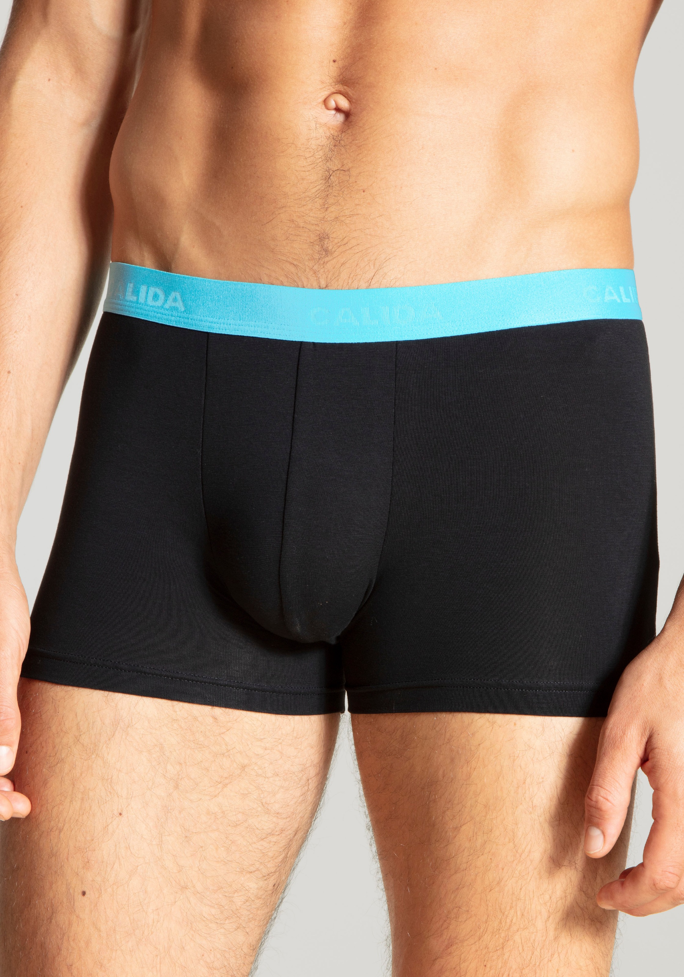 CALIDA Boxershorts »Natural Benefit«, (3er Pack), Single Jersey-Qualität, elastisch