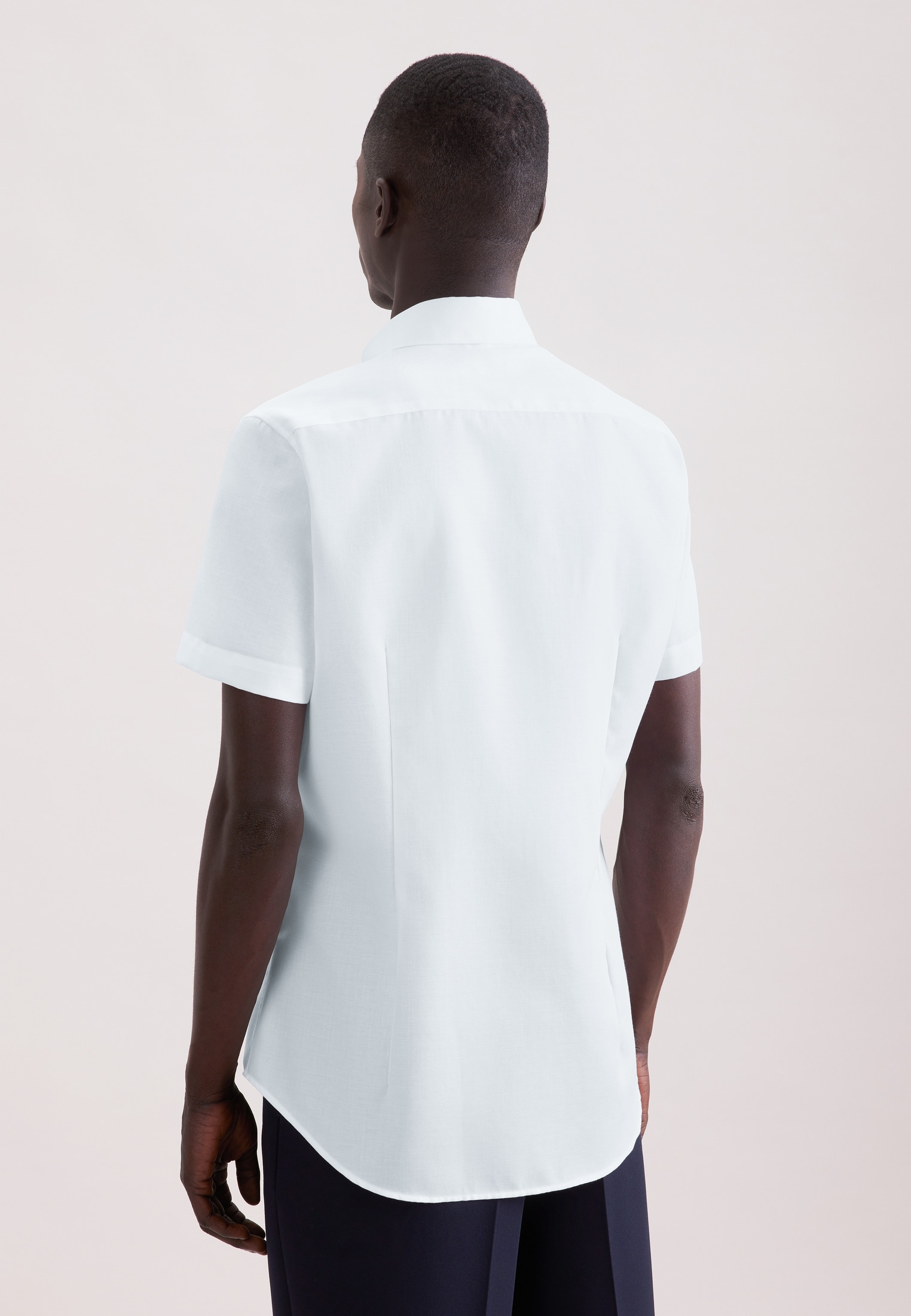 seidensticker Businesshemd »Schwarze Rose« Slim 1/2 Button-Down-Kragen Struktur