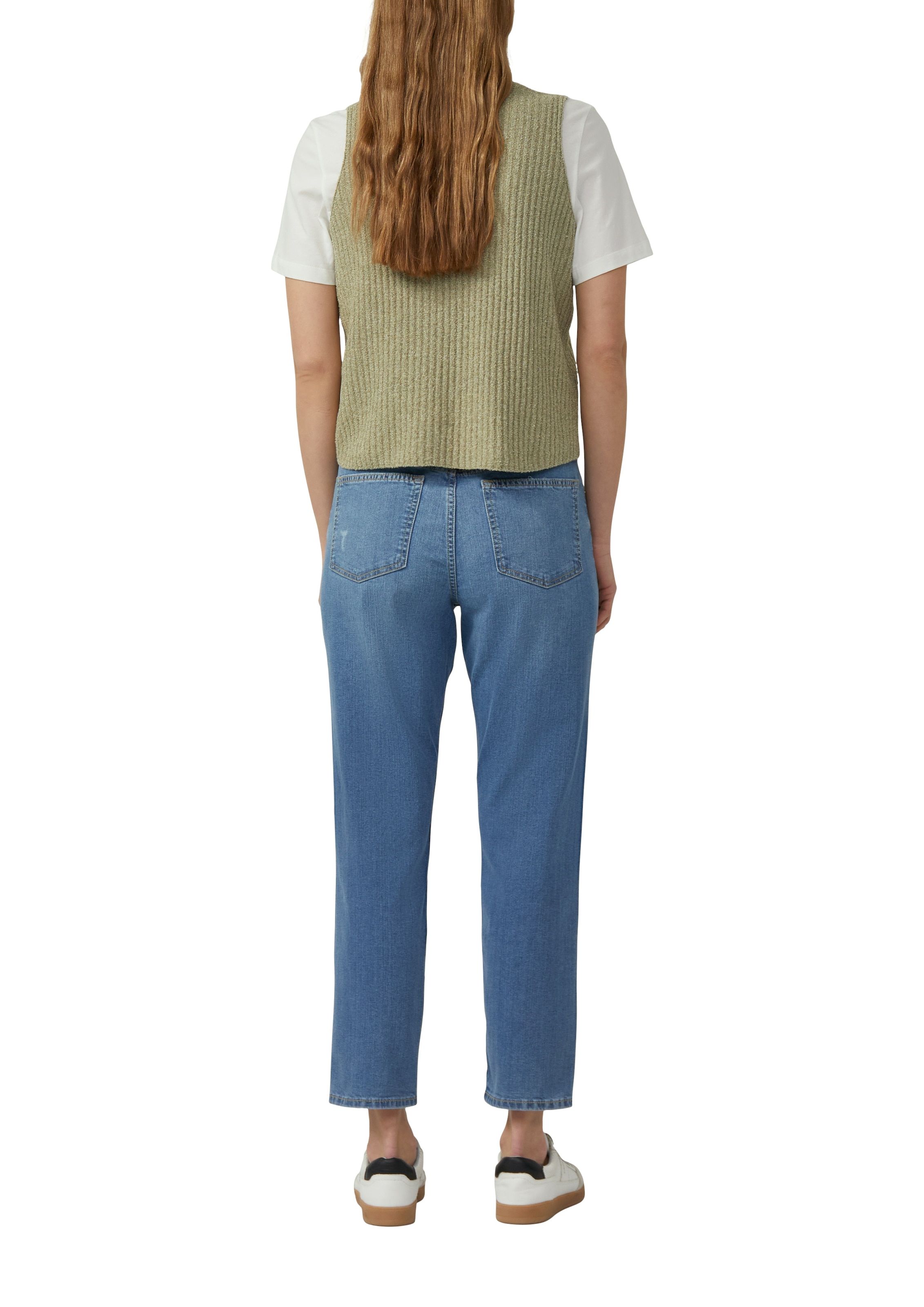 s.Oliver Strickweste mit 2-Knopf-Verschluss