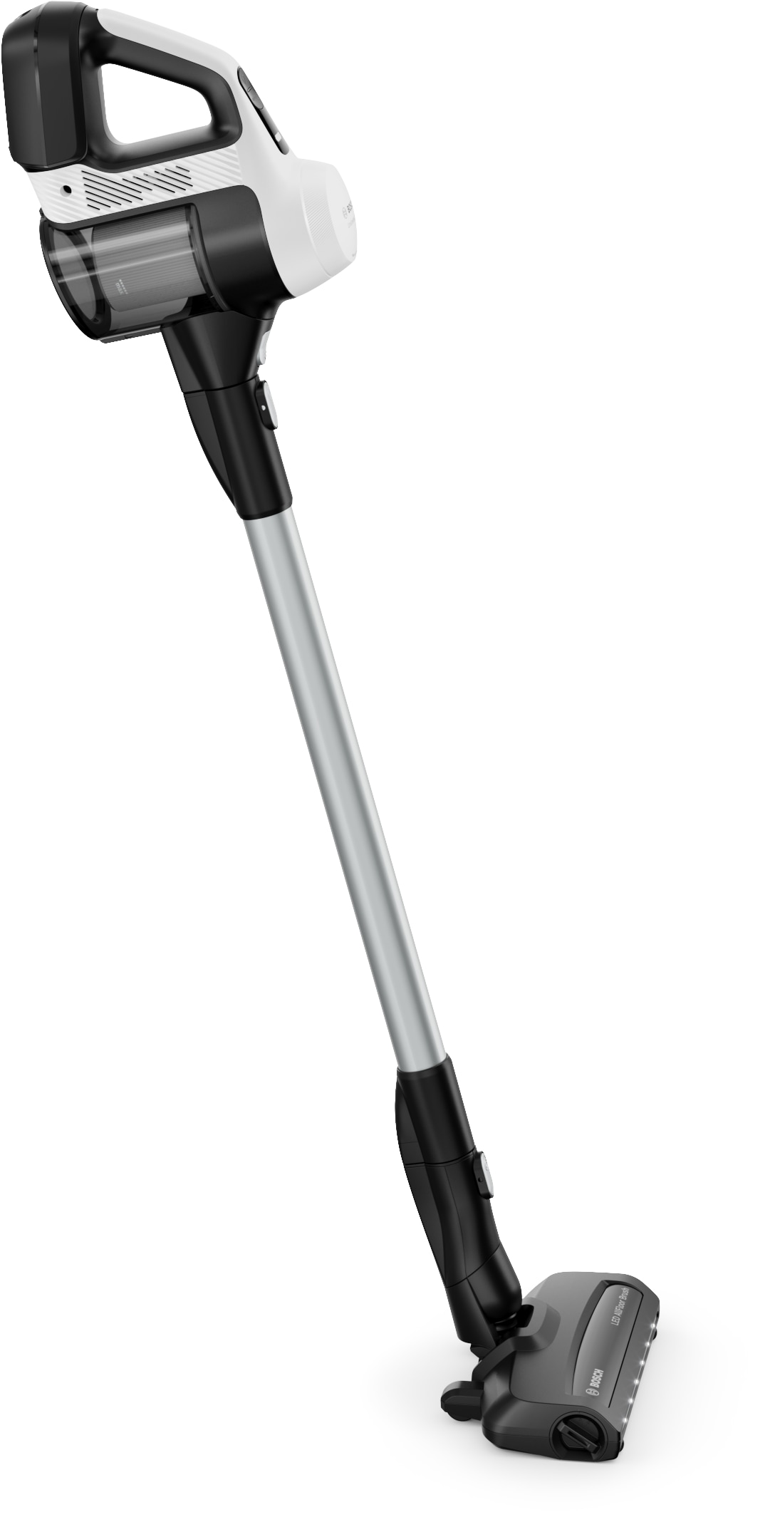 BOSCH Akku-Stielstaubsauger »Unlimited 5 BBU52WBA, LED-Düse, Made in Germany« starke Saugleistung, bis zu 50 Min. Laufzeit, Fugendüse, leicht, weiß