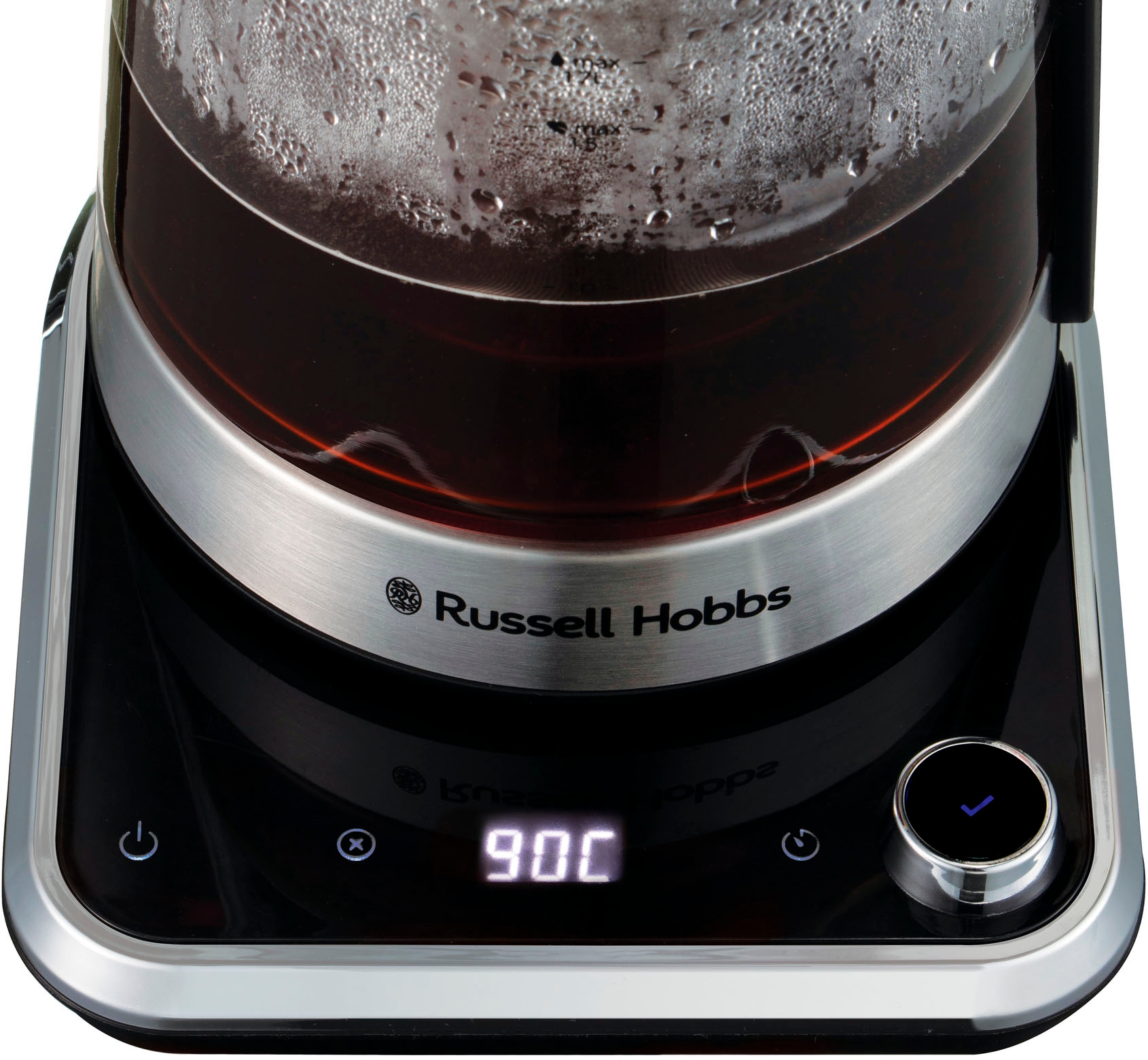 RUSSELL HOBBS Wasser-/Teekocher »Attentiv 26200-70«, 2400 W, mit Temperatureinstellung