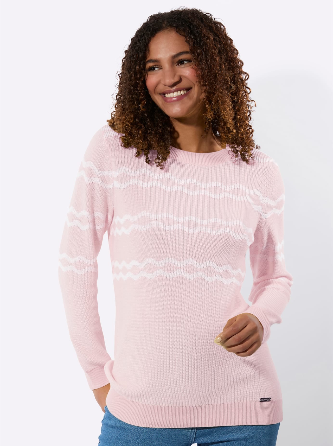 Casual Looks Rundhalspullover »Pullover«