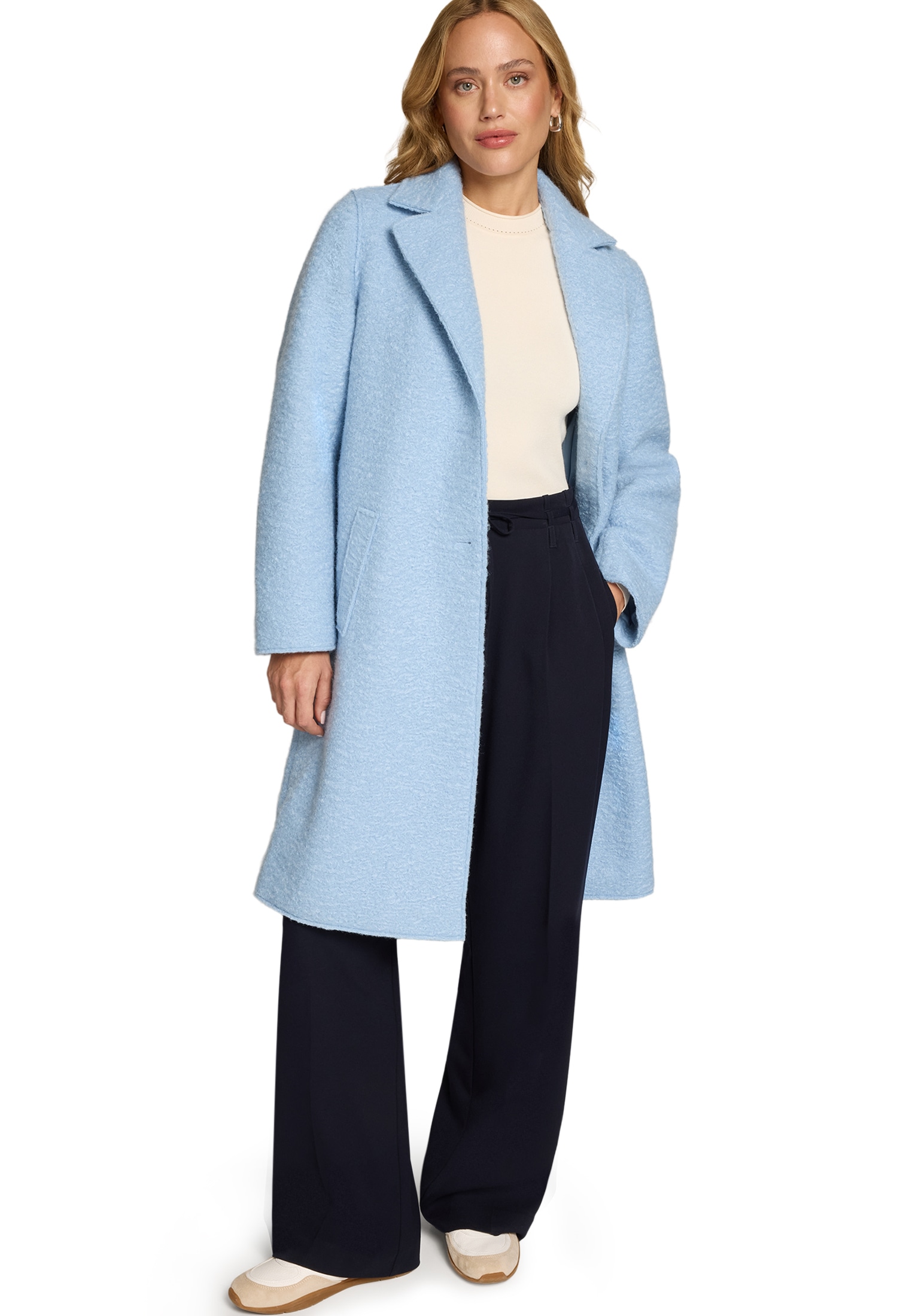 Zero Wollmantel »Mantel in der Wolloptik«