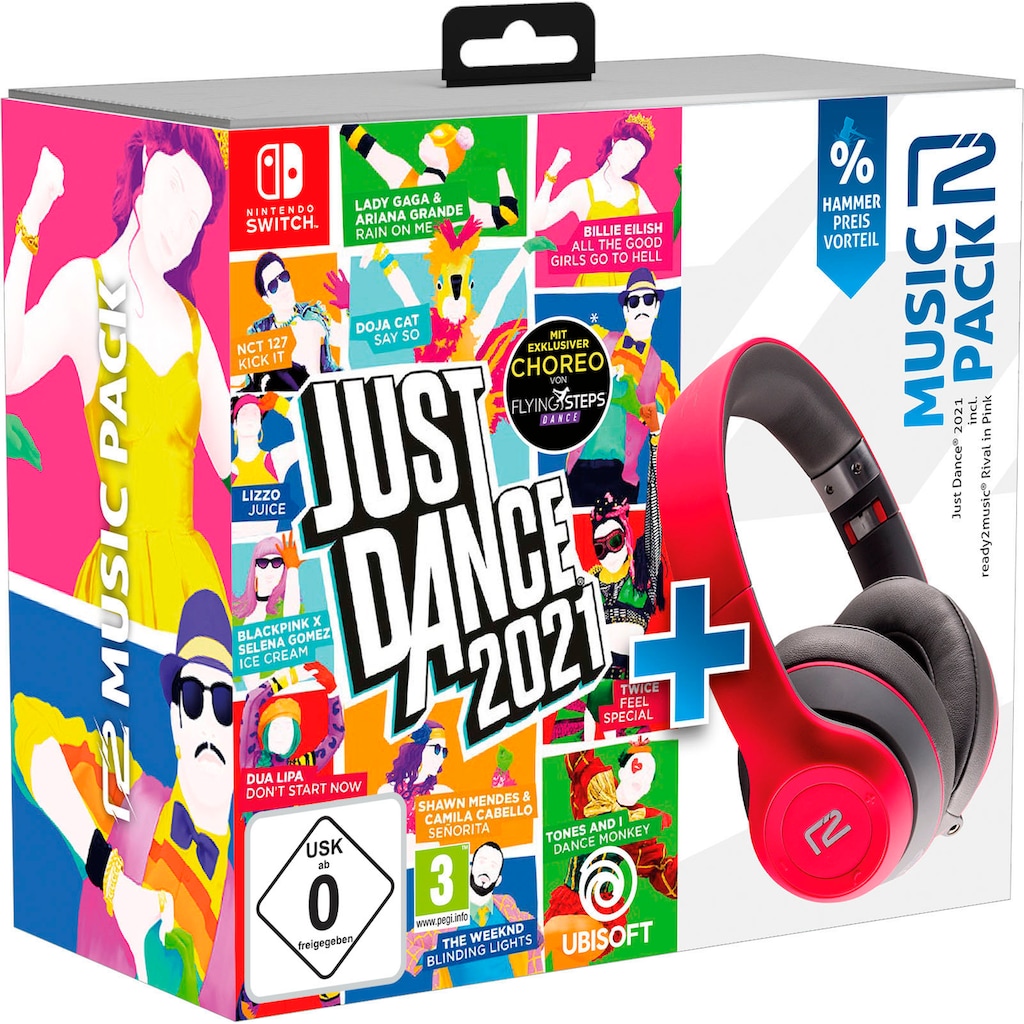 UBISOFT Spielesoftware »Just Dance 2021«, Nintendo Switch, inkl. Rival Kopfhörer