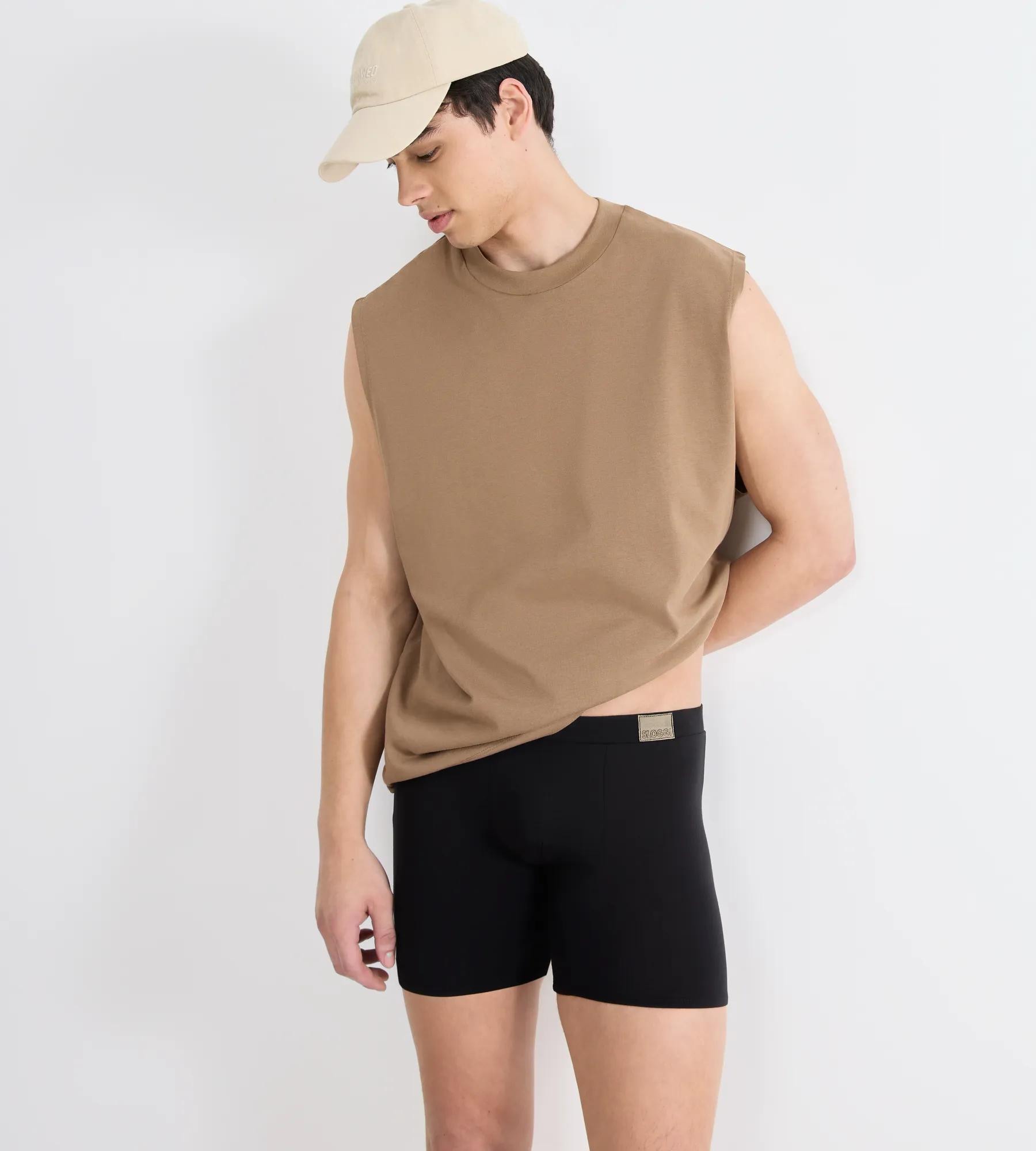 sloggi Boxershorts »Men GO Natural« 2er Pack,  mit langem Bein, eng anliegend, ohne Eingriff
