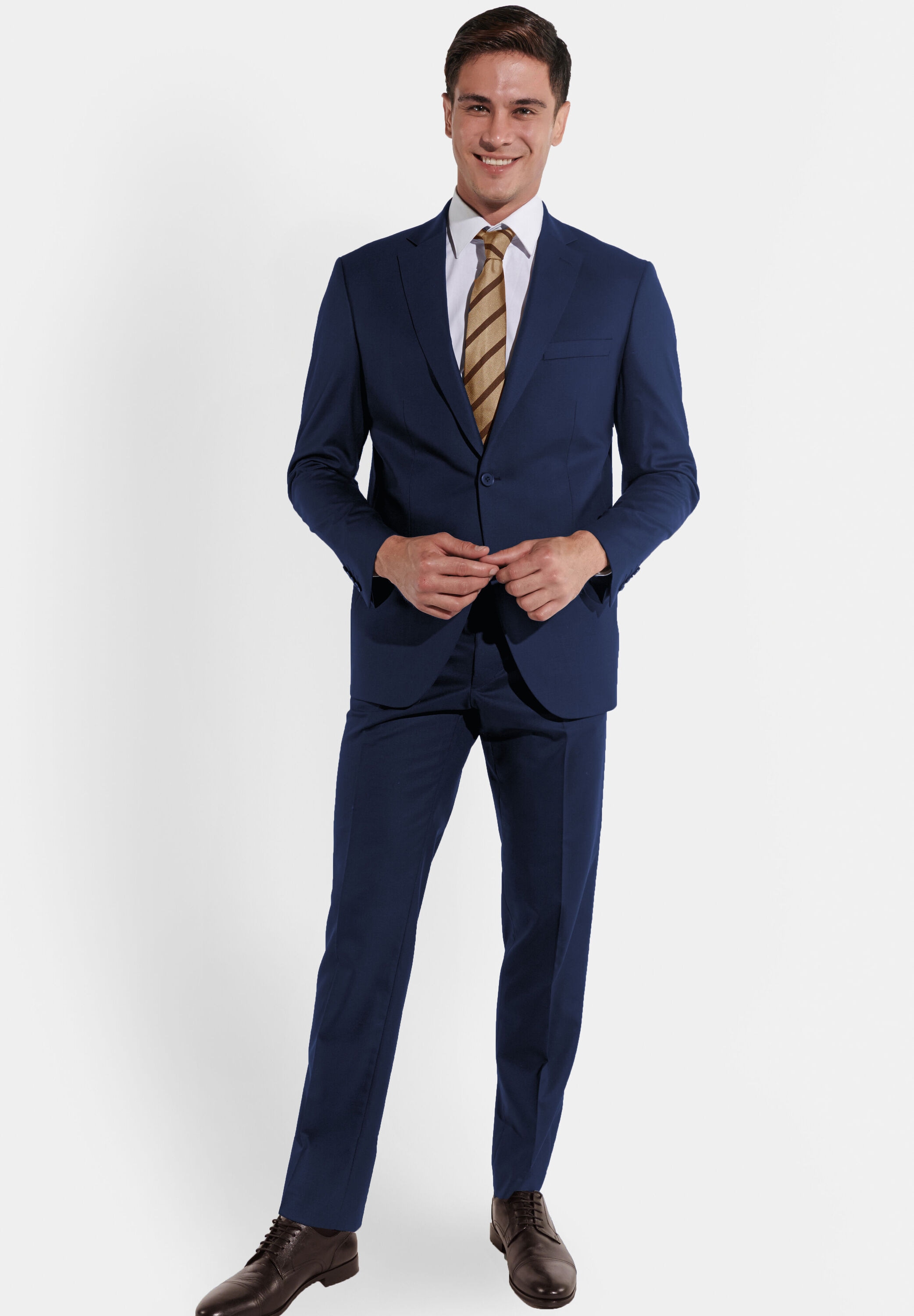 SteffenKlein Anzug »SteffenKlein Anzug REGULAR FIT« 2 tlg. regular fit mit Zwei-Knopf-Verschluss
