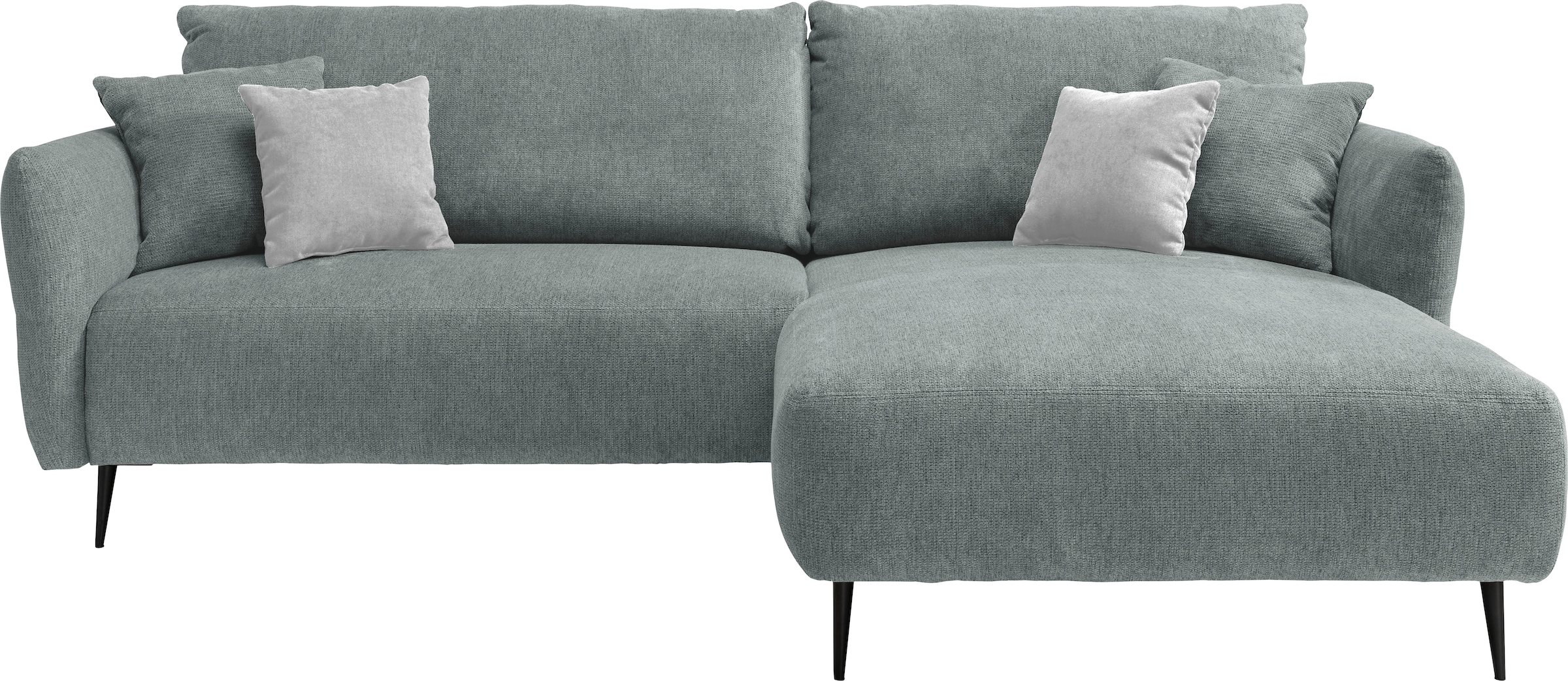 INOSIGN Ecksofa »Amarena L-Form«, inklusive Armlehnenverstellfunktion, 4x Zierkissen gratis