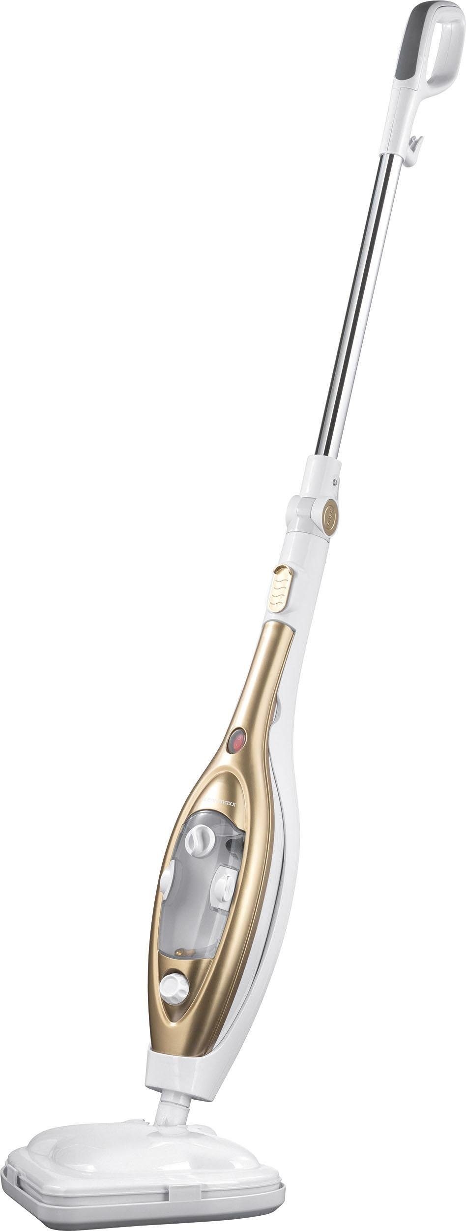 CLEANmaxx Dampfbesen »1300W gold/weiß«, mit Gelenk