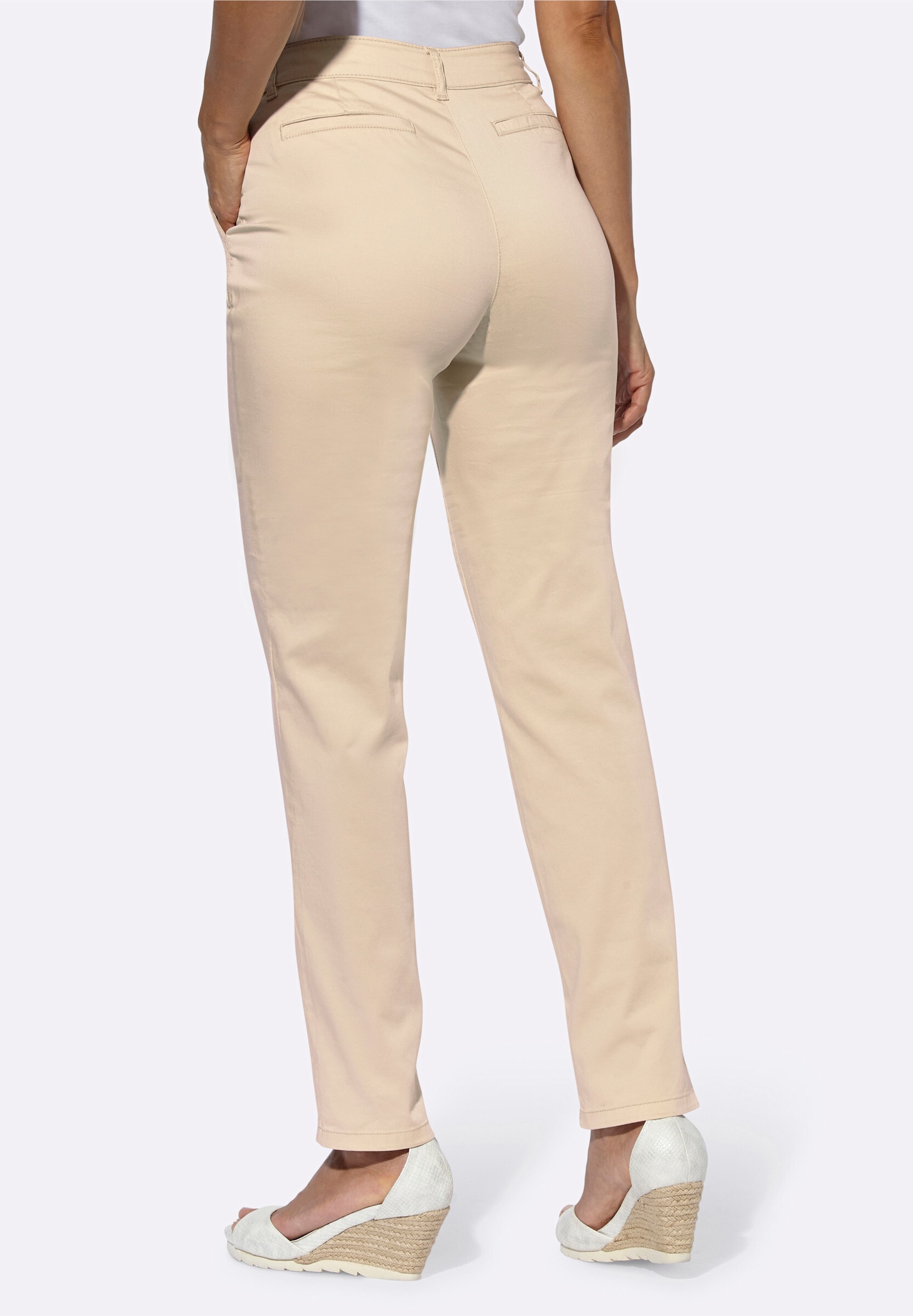 Witt Chinohose »Chinohose Chinohose mit Satin-Glanz«