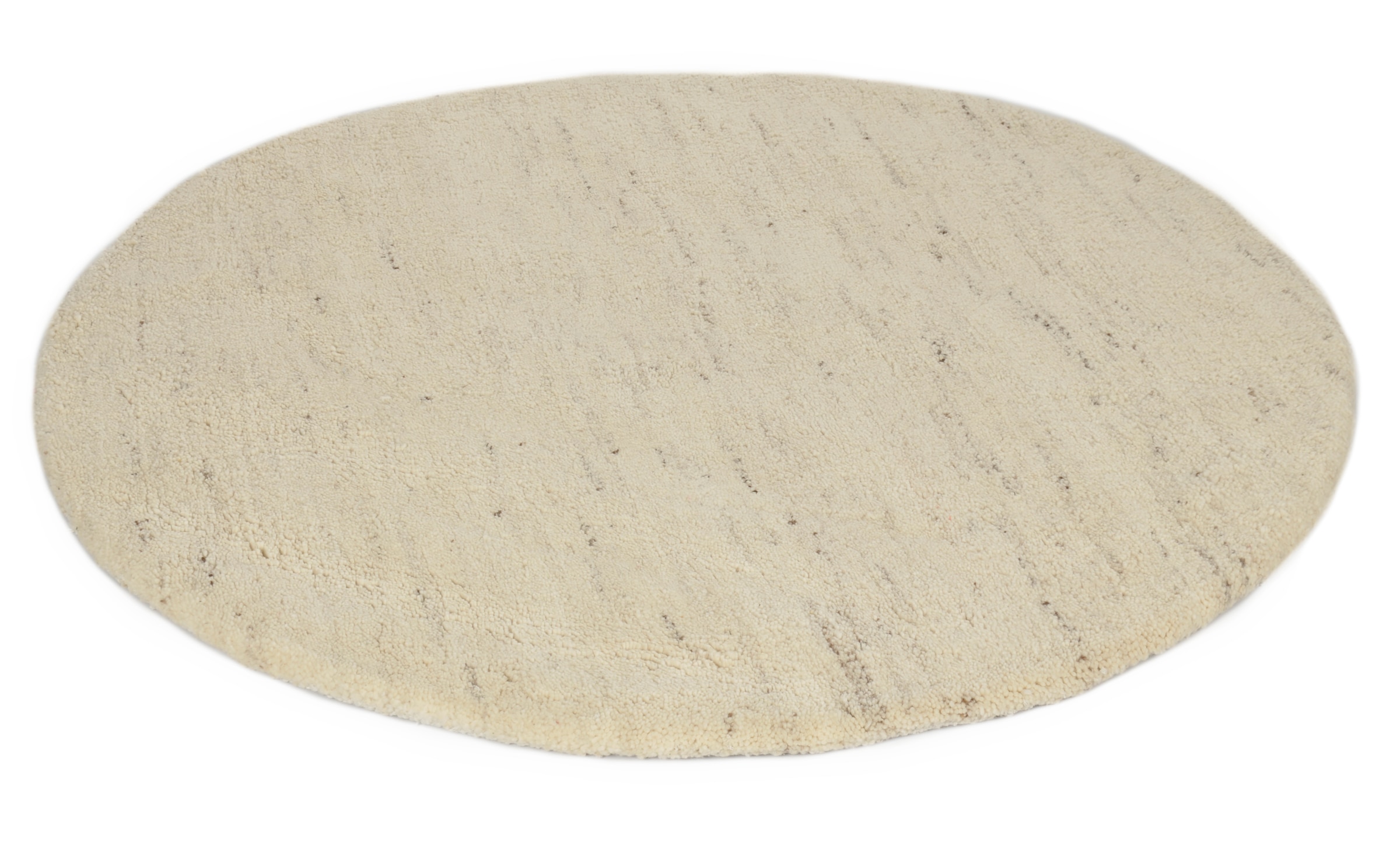 THEKO Wollteppich »Taza Royal«, rund, 24 mm Höhe, echter Berber Teppich aus Marokko, reine Schurwolle, handgeknüpft